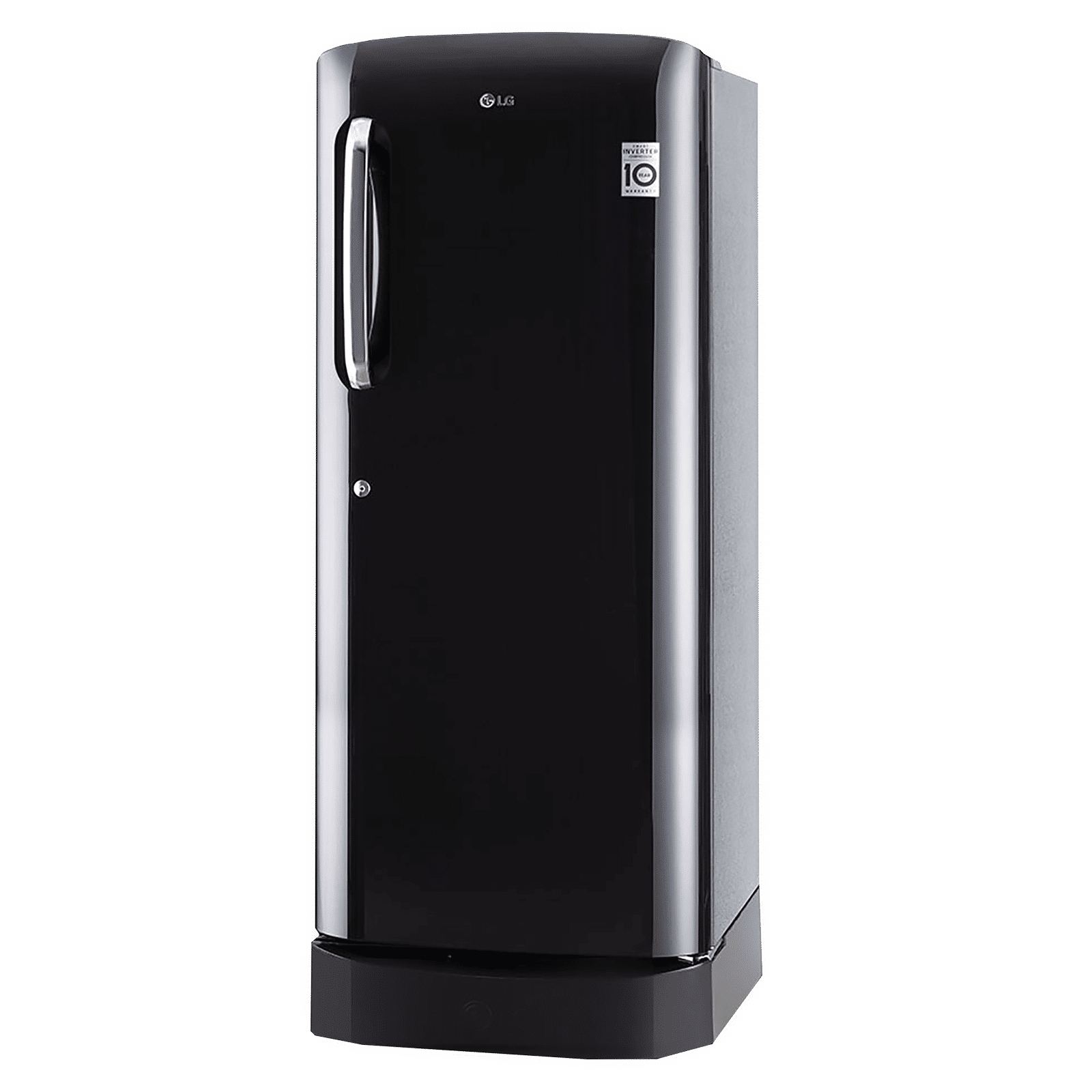 LG 235 Litres 4 Star Direct Cool Single Door Refrigerator with Stabilizer Free Operation (GL-D241AESY.DESZEB, Ebony Sheen)_4