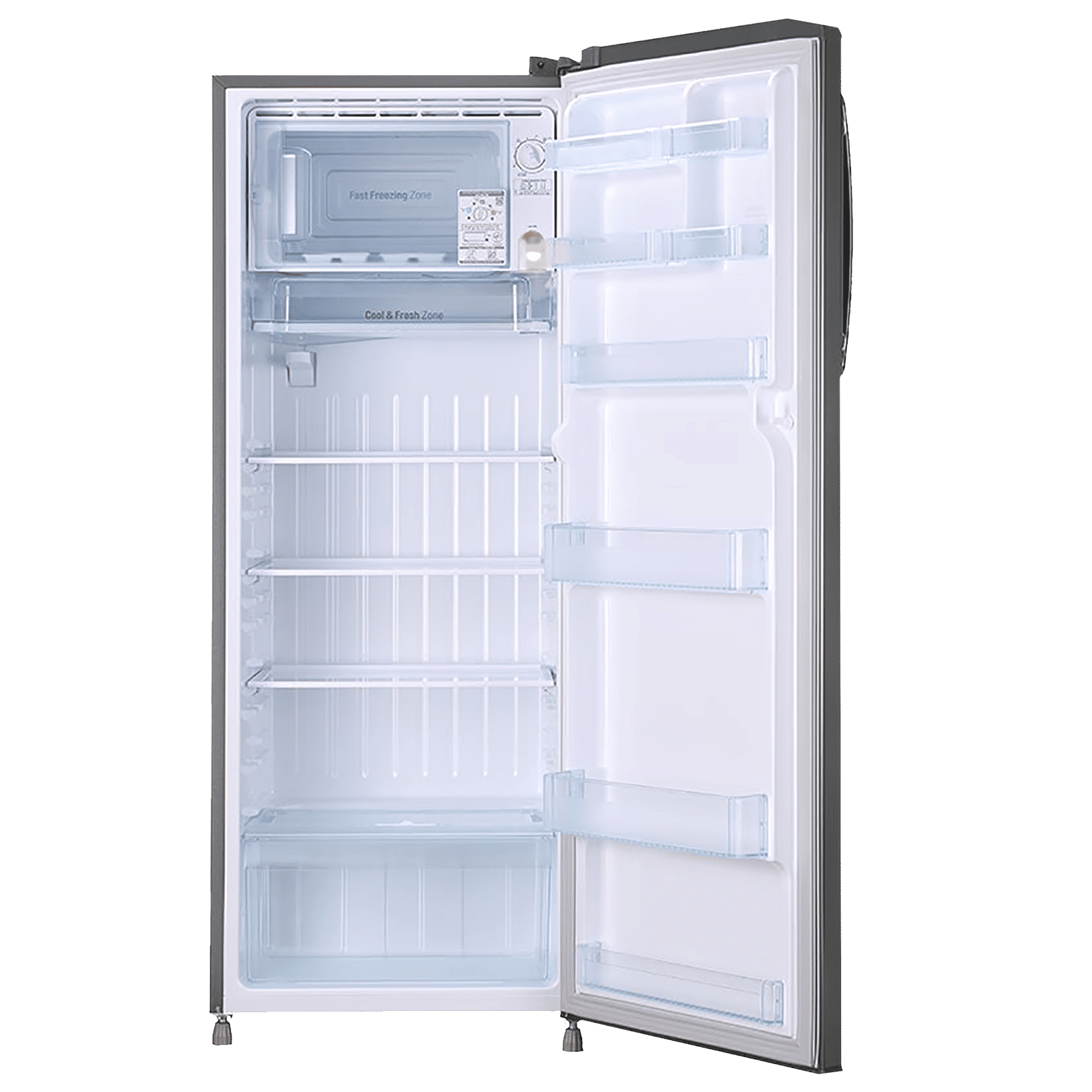 LG 261 Litres 3 Star Direct Cool Single Door Refrigerator with Stabilizer Free Operation (GL-B281BPZX.DPZZEB, Shiny Steel) LG 261 Litres 3 Star Direct Cool Single Door Refrigerator with Stabilizer Free Operation (GL-B281BPZX.DPZZEB, Shiny Steel)_5