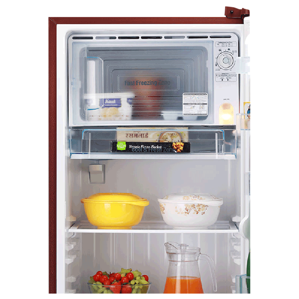 LG 261 Litres 3 Star Direct Cool Single Door Refrigerator with Stabilizer Free Operation (GL-B281BSCX.DSCZEB, Scarlet Charm)_8