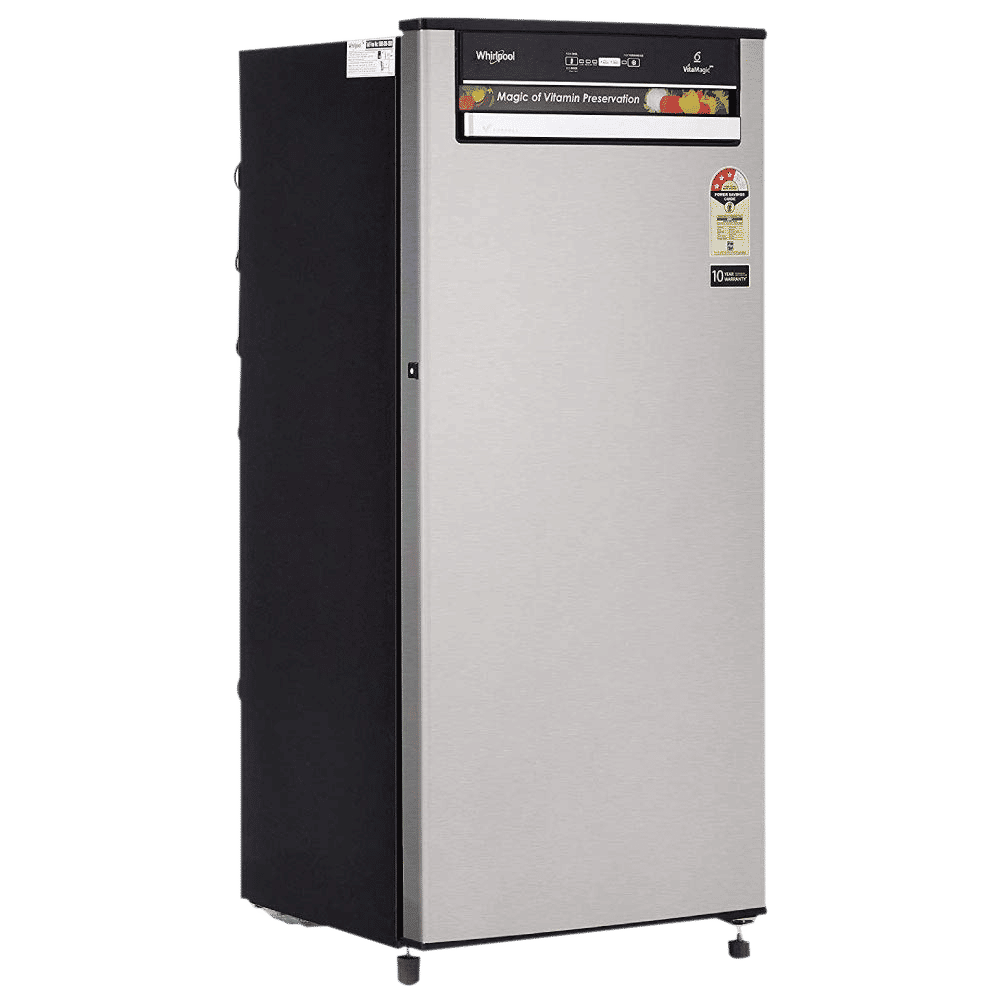 Whirlpool Vitamagic Pro 200 Litres 3 Star Direct Cool Single Door Refrigerator with 6th Sense Intellifrost Technology (215 INV VMPRO PRM, Alpha Steel)_3