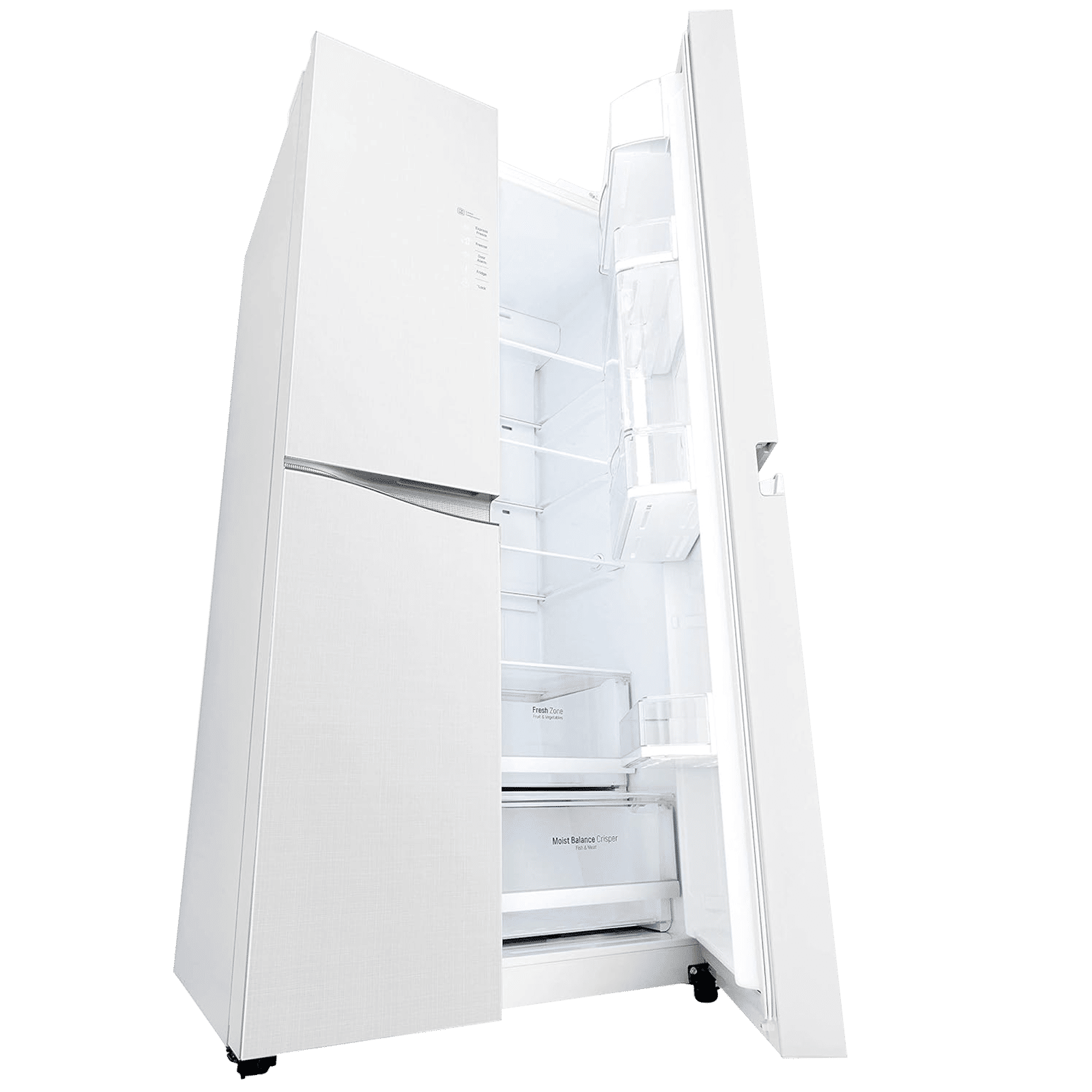 LG 675 Litres Frost Free Side by Side Door Smart Wifi Enabled Refrigerator with Hygiene Fresh Plus (GC-C247UGLW.BLWQEB, Linen White) LG 675 Litres Frost Free Side by Side Door Smart Wifi Enabled Refrigerator with Hygiene Fresh Plus (GC-C247UGLW.BLWQEB, Linen White)_9