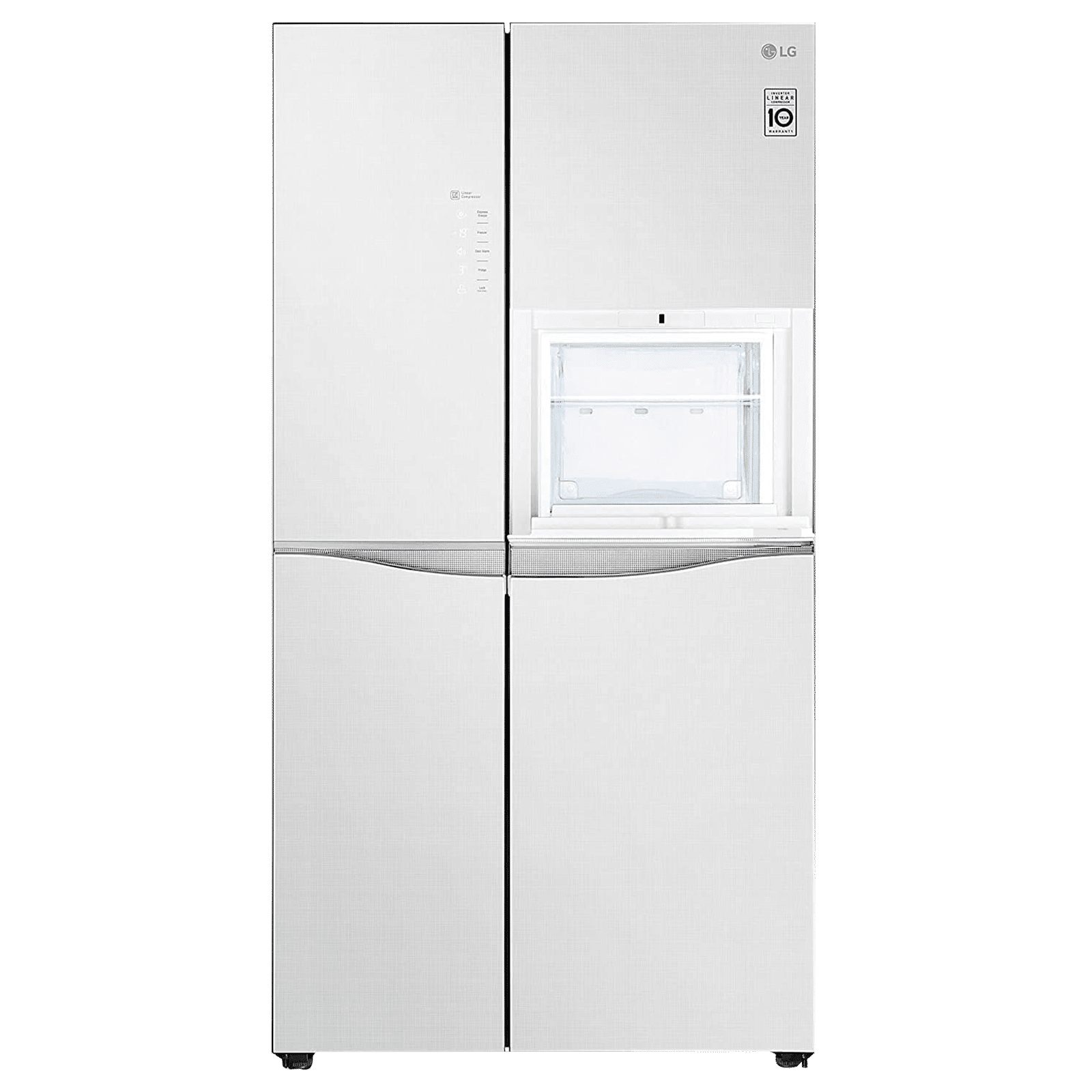 LG 675 Litres Frost Free Side by Side Door Smart Wifi Enabled Refrigerator with Hygiene Fresh Plus (GC-C247UGLW.BLWQEB, Linen White) LG 675 Litres Frost Free Side by Side Door Smart Wifi Enabled Refrigerator with Hygiene Fresh Plus (GC-C247UGLW.BLWQEB, Linen White)_11
