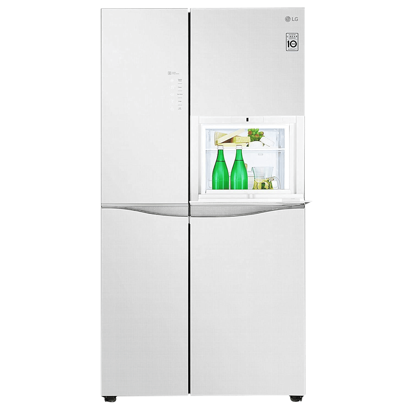 LG 675 Litres Frost Free Side by Side Door Smart Wifi Enabled Refrigerator with Hygiene Fresh Plus (GC-C247UGLW.BLWQEB, Linen White) LG 675 Litres Frost Free Side by Side Door Smart Wifi Enabled Refrigerator with Hygiene Fresh Plus (GC-C247UGLW.BLWQEB, Linen White)_12