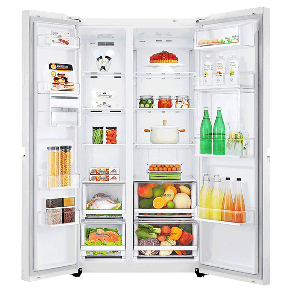 LG 675 Litres Frost Free Side by Side Door Smart Wifi Enabled Refrigerator with Hygiene Fresh Plus (GC-C247UGLW.BLWQEB, Linen White) LG 675 Litres Frost Free Side by Side Door Smart Wifi Enabled Refrigerator with Hygiene Fresh Plus (GC-C247UGLW.BLWQEB, Linen White)_5