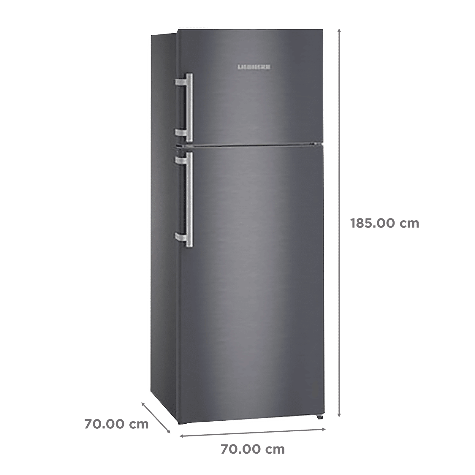 LIEBHERR 472 Litres 2 Star Frost Free Double Door Refrigerator with DuoCooling Technology (TDCS 4740-20, Cobalt Steel)_3