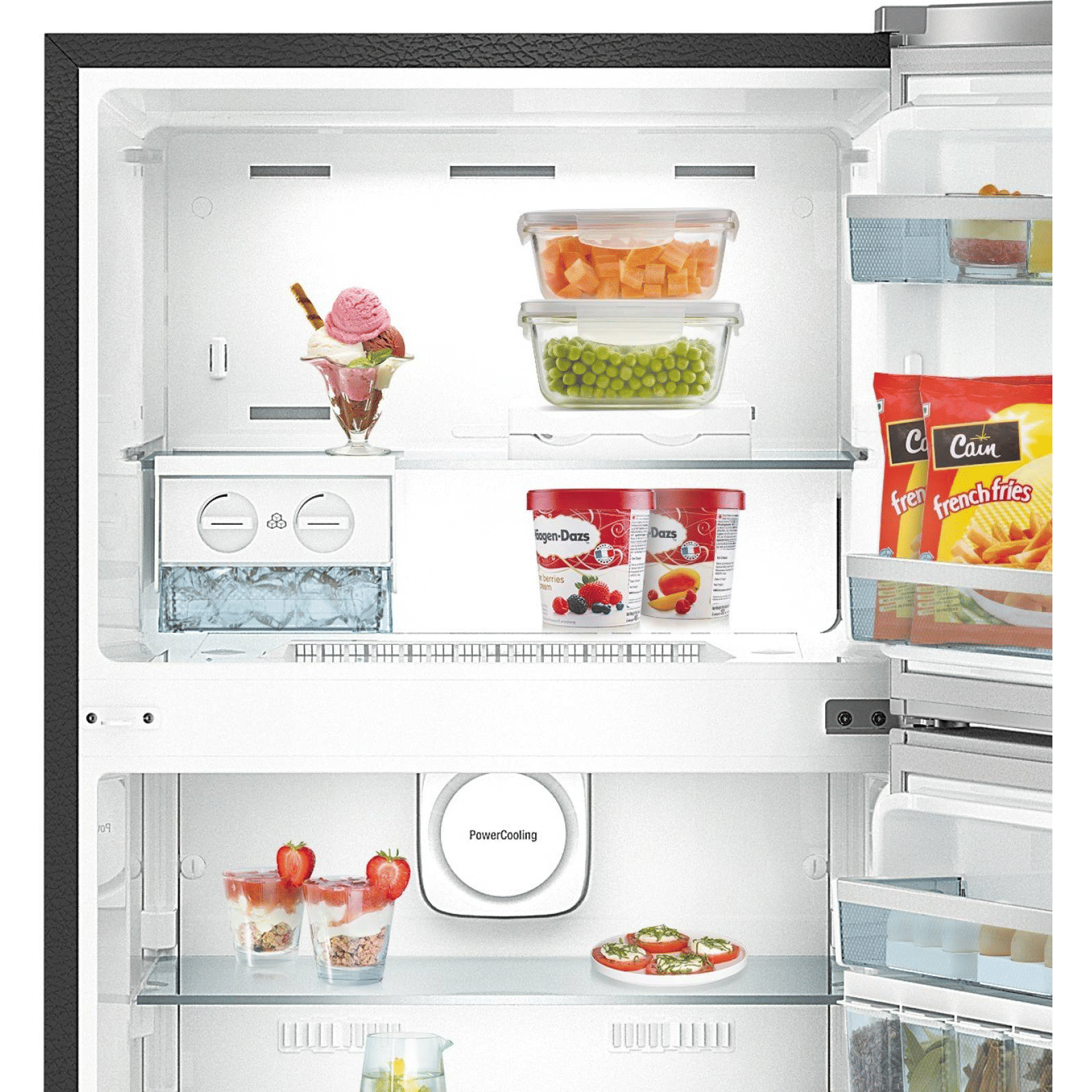 LIEBHERR 472 Litres 2 Star Frost Free Double Door Refrigerator with DuoCooling Technology (TDCS 4740-20, Cobalt Steel)_7