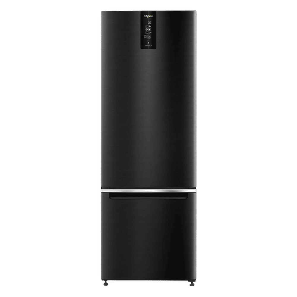 Whirlpool Intellifresh Pro 355 Litres 3 Star Frost Free Double Door Bottom Mount Convertible Refrigerator with Advanced AI Technology (IFPRO BM INV 370 ELT+, Steel Onyx) Whirlpool Intellifresh Pro 355 Litres 3 Star Frost Free Double Door Bottom Mount Convertible Refrigerator with Advanced AI Technology (IFPRO BM INV 370 ELT+, Steel Onyx)_1