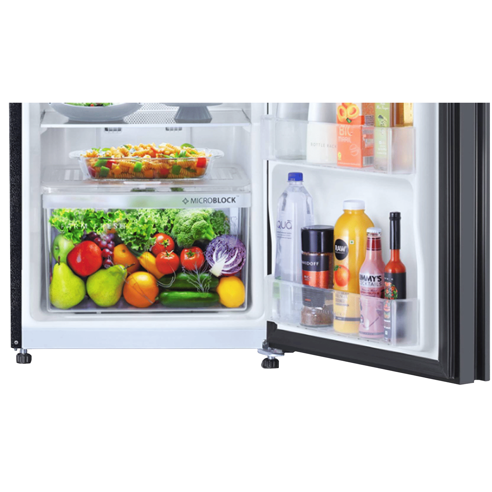 Whirlpool NeoFresh 292 Litres 2 Star Frost Free Double Door Refrigerator with 6th Sense DeepFreeze Technology (NEO 305GD PRM, Crystal Black) Whirlpool NeoFresh 292 Litres 2 Star Frost Free Double Door Refrigerator with 6th Sense DeepFreeze Technology (NEO 305GD PRM, Crystal Black)_7