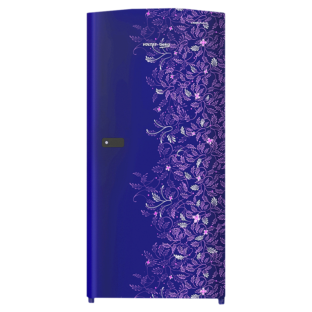 VOLTAS beko 185 Litres 2 Star Direct Cool Single Door Refrigerator with Stabilizer Free Operation (RDC205DKBRX/XXXG, Kassia Blue)_1