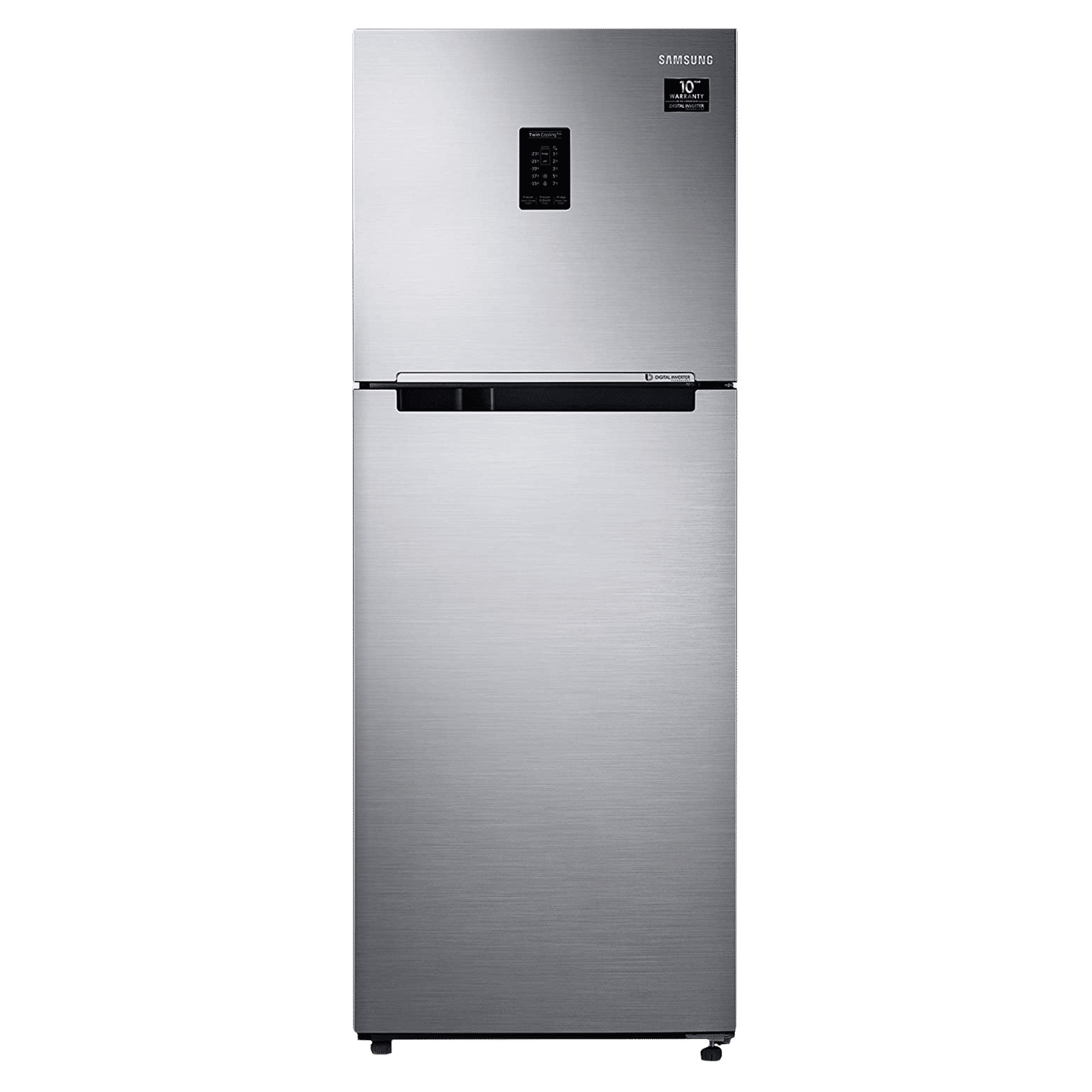 SAMSUNG 324 Litres 2 Star Frost Free Double Door Convertible Refrigerator with Stabilizer Free Operation (RT34T4542S8/HL, Elegant Inox) SAMSUNG 324 Litres 2 Star Frost Free Double Door Convertible Refrigerator with Stabilizer Free Operation (RT34T4542S8/HL, Elegant Inox)_1