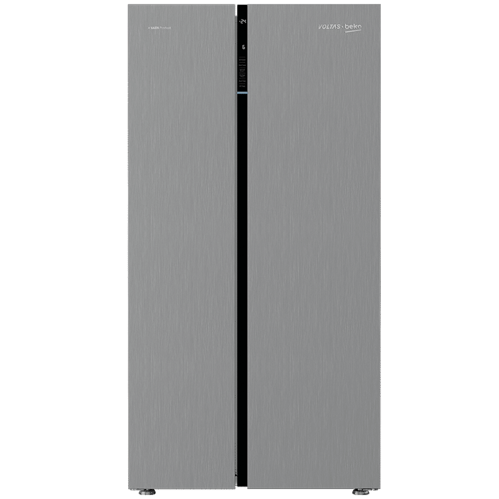 VOLTAS beko 634 Litres Frost Free Side by Side Refrigerator with Neo Frost Dual Cooling (RSB665XPRF, Inox Look) VOLTAS beko 634 Litres Frost Free Side by Side Refrigerator with Neo Frost Dual Cooling (RSB665XPRF, Inox Look)_1
