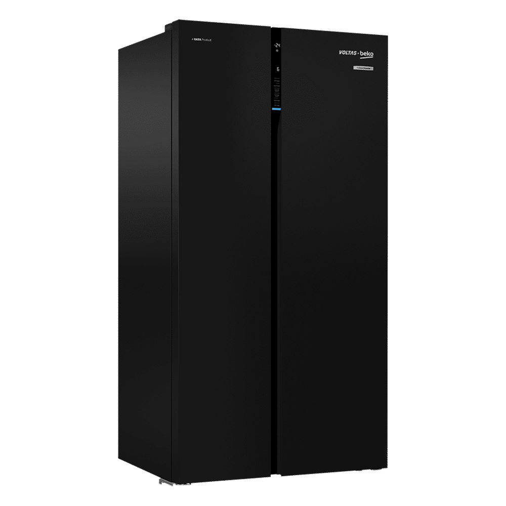 VOLTAS beko 640 Litres Frost Free Side by Side Refrigerator with Neo Frost Dual Cooling (RSB665GBRF, Glass Black) VOLTAS beko 640 Litres Frost Free Side by Side Refrigerator with Neo Frost Dual Cooling (RSB665GBRF, Glass Black)_4