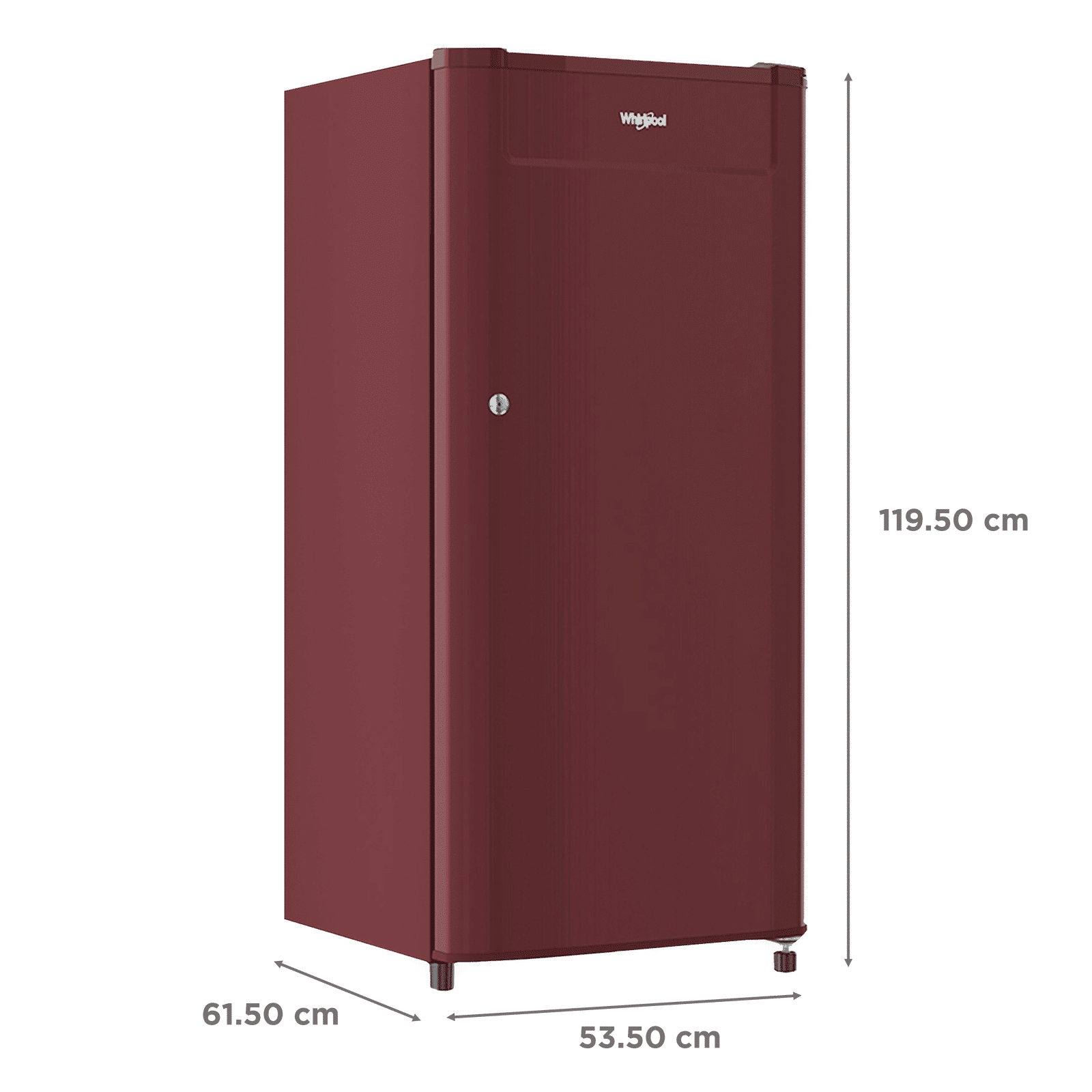 Whirlpool Genius 190 Litres 2 Star Direct Cool Single Door Refrigerator with Insulated Capillary Technology (Wine)_3
