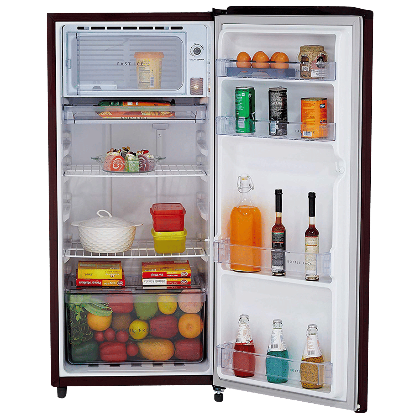 Whirlpool Genius 190 Litres 2 Star Direct Cool Single Door Refrigerator with Insulated Capillary Technology (Wine)_5