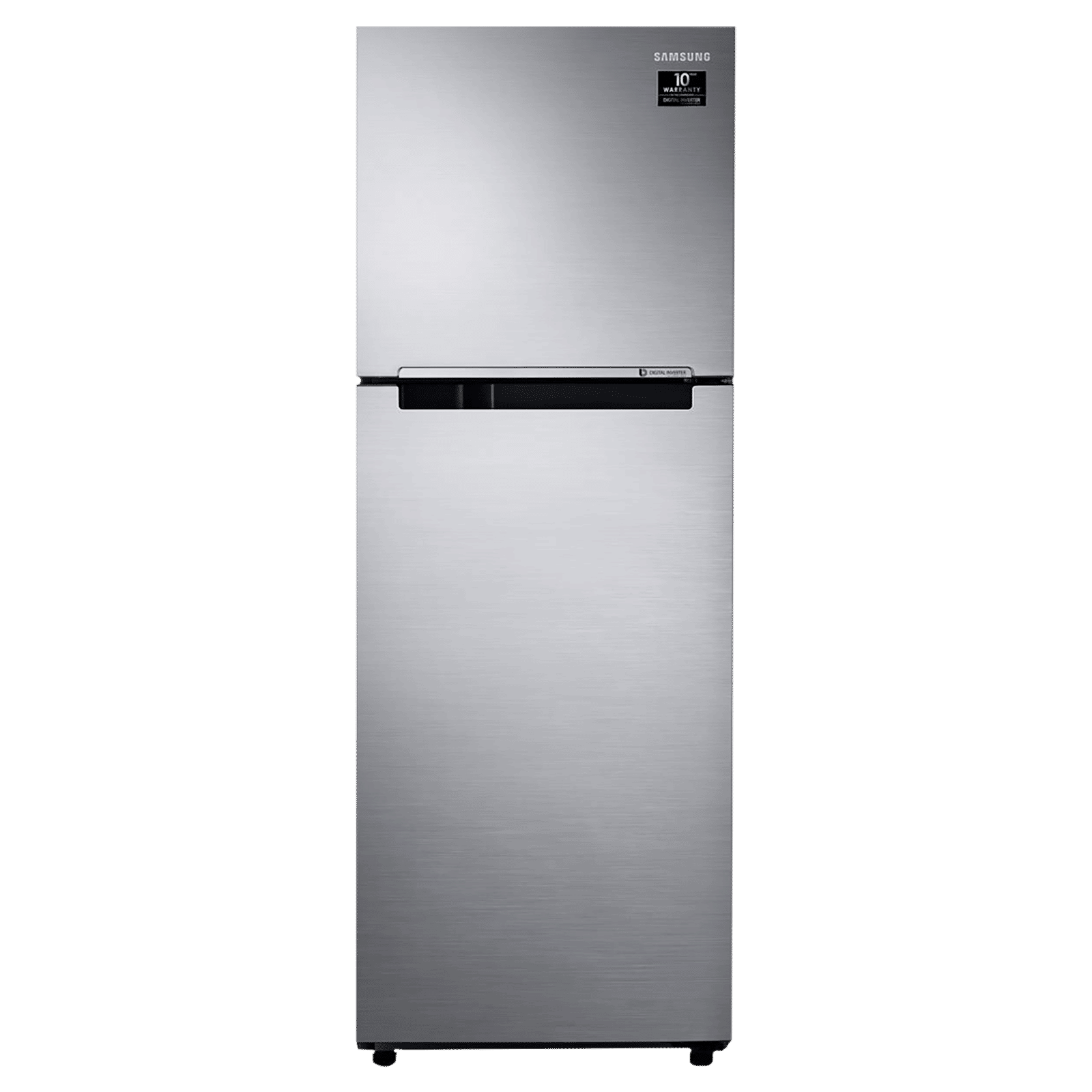 SAMSUNG 253 Litres 2 Star Frost Free Double Door Refrigerator with Activated Carbon Filters (RT28T3042S8/NL, Elegant Inox) SAMSUNG 253 Litres 2 Star Frost Free Double Door Refrigerator with Activated Carbon Filters (RT28T3042S8/NL, Elegant Inox)_1