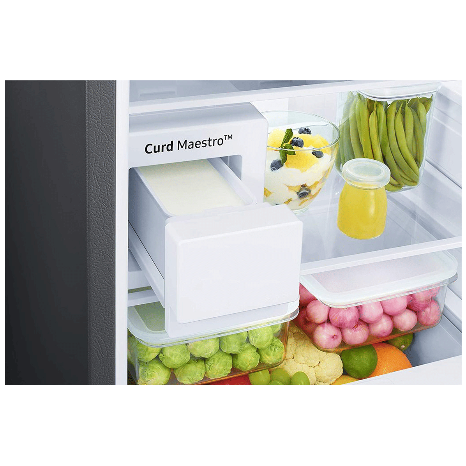 SAMSUNG 336 Litres 3 Star Frost Free Double Door Convertible Refrigerator with Curd Maestro (RT37T4632SL/HL, Elegant Inox)_14