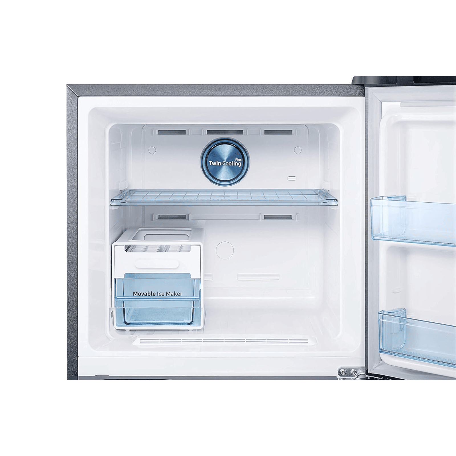 SAMSUNG 336 Litres 3 Star Frost Free Double Door Convertible Refrigerator with Curd Maestro (RT37T4632SL/HL, Elegant Inox)_8