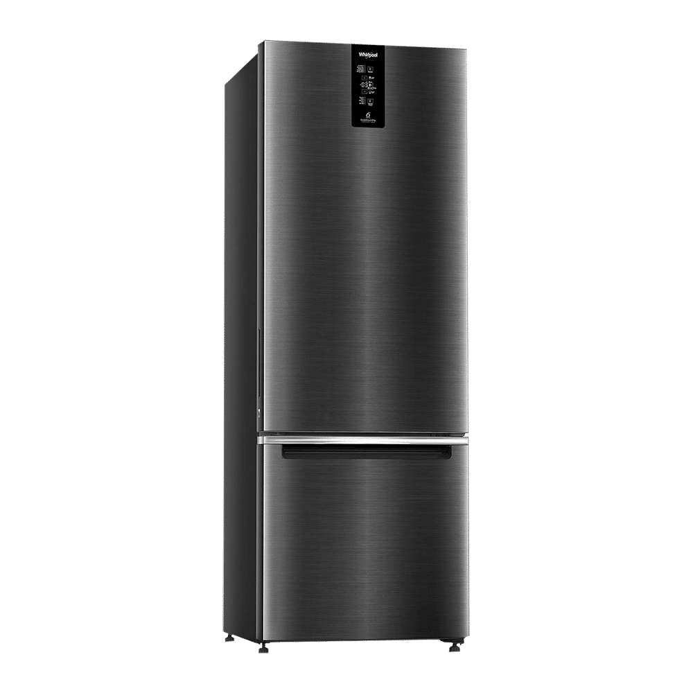 Whirlpool 325 Litres 3 Star Frost Free Double Door Bottom Mount Convertible Refrigerator with Adaptive Intelligence Technology (IFPRO BM INV CNV, Steel Onyx)_9