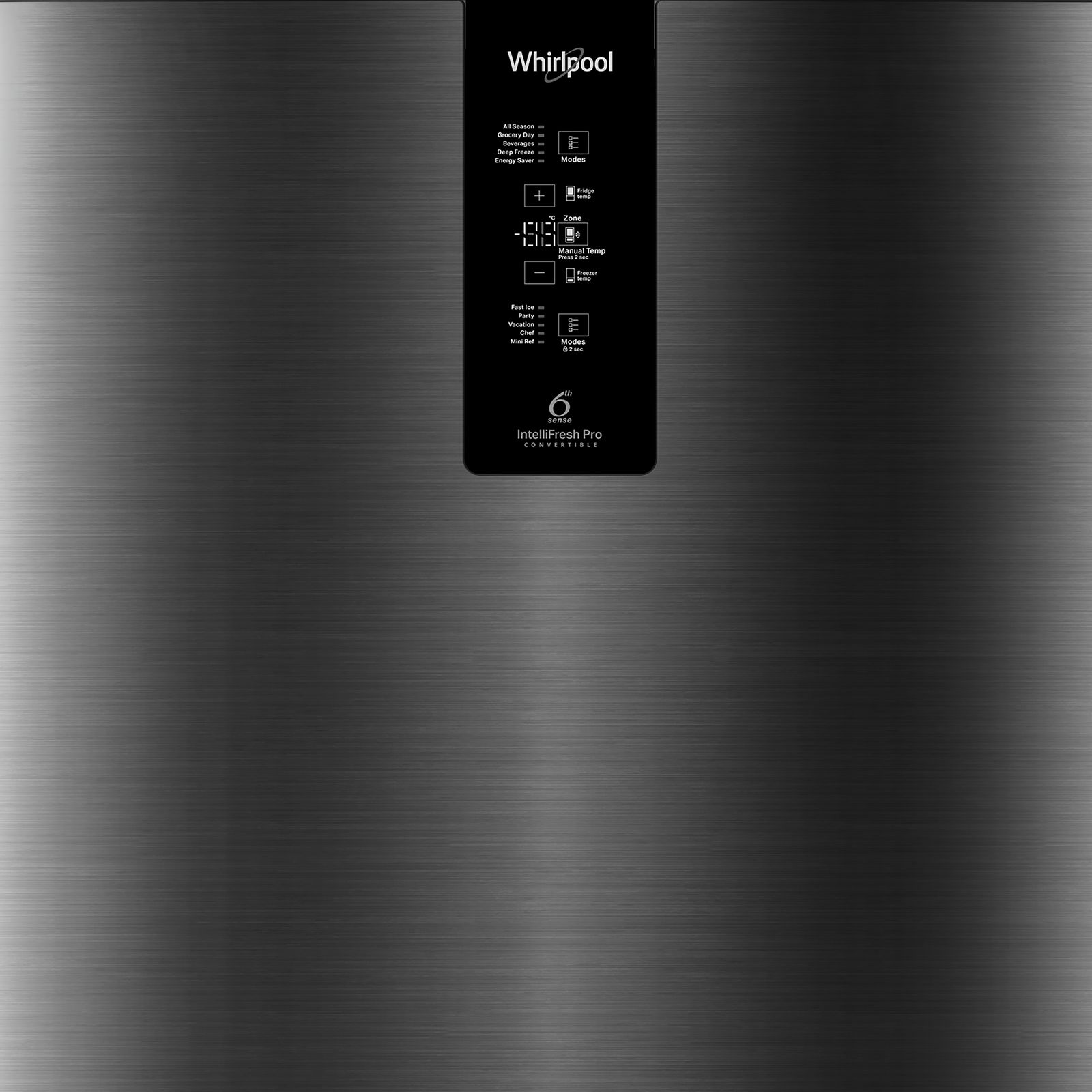Whirlpool 325 Litres 3 Star Frost Free Double Door Bottom Mount Convertible Refrigerator with Adaptive Intelligence Technology (IFPRO BM INV CNV, Steel Onyx)_10