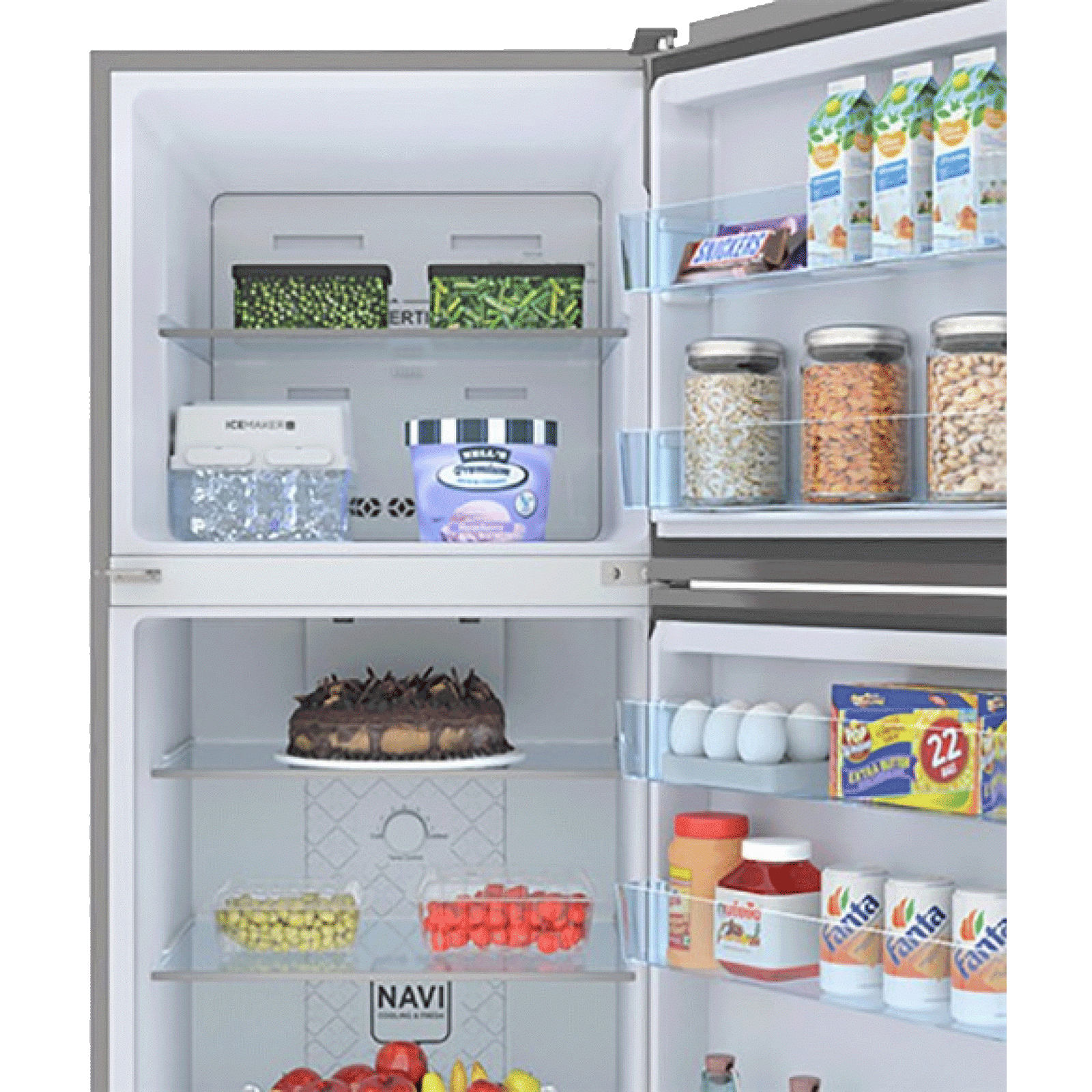 Haier 268 Litres 3 Star Frost Free Double Door Convertible Refrigerator with Turbo Icing Technology (HRF-2984BS-E, Brushline Silver) Haier 268 Litres 3 Star Frost Free Double Door Convertible Refrigerator with Turbo Icing Technology (HRF-2984BS-E, Brushline Silver)_9