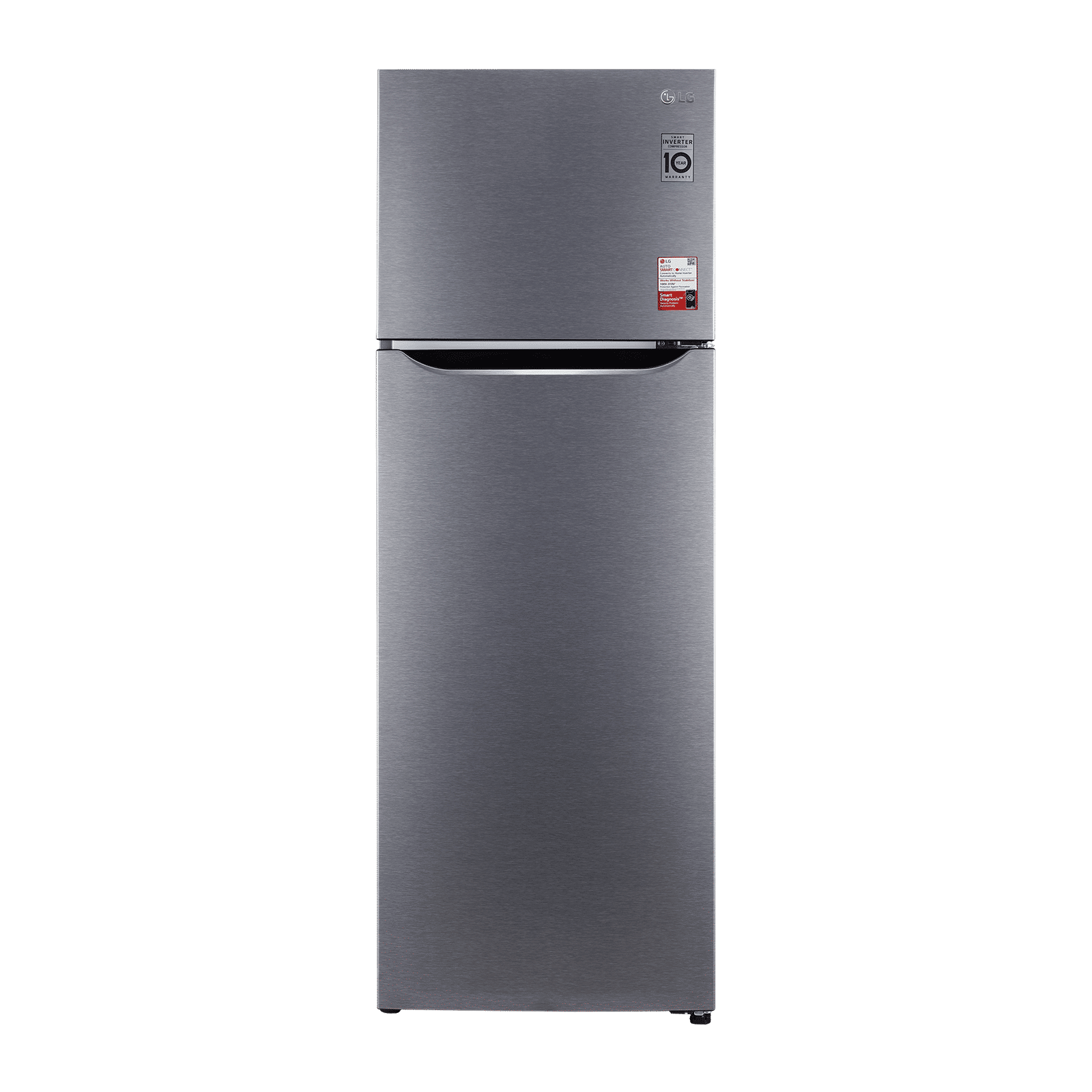 LG 308 Litres 2 Star Frost Free Double Door Convertible Refrigerator with Multi Air Flow System (GL-S322SDSY.ADSZEB, Dazzle Steel) LG 308 Litres 2 Star Frost Free Double Door Convertible Refrigerator with Multi Air Flow System (GL-S322SDSY.ADSZEB, Dazzle Steel)_1
