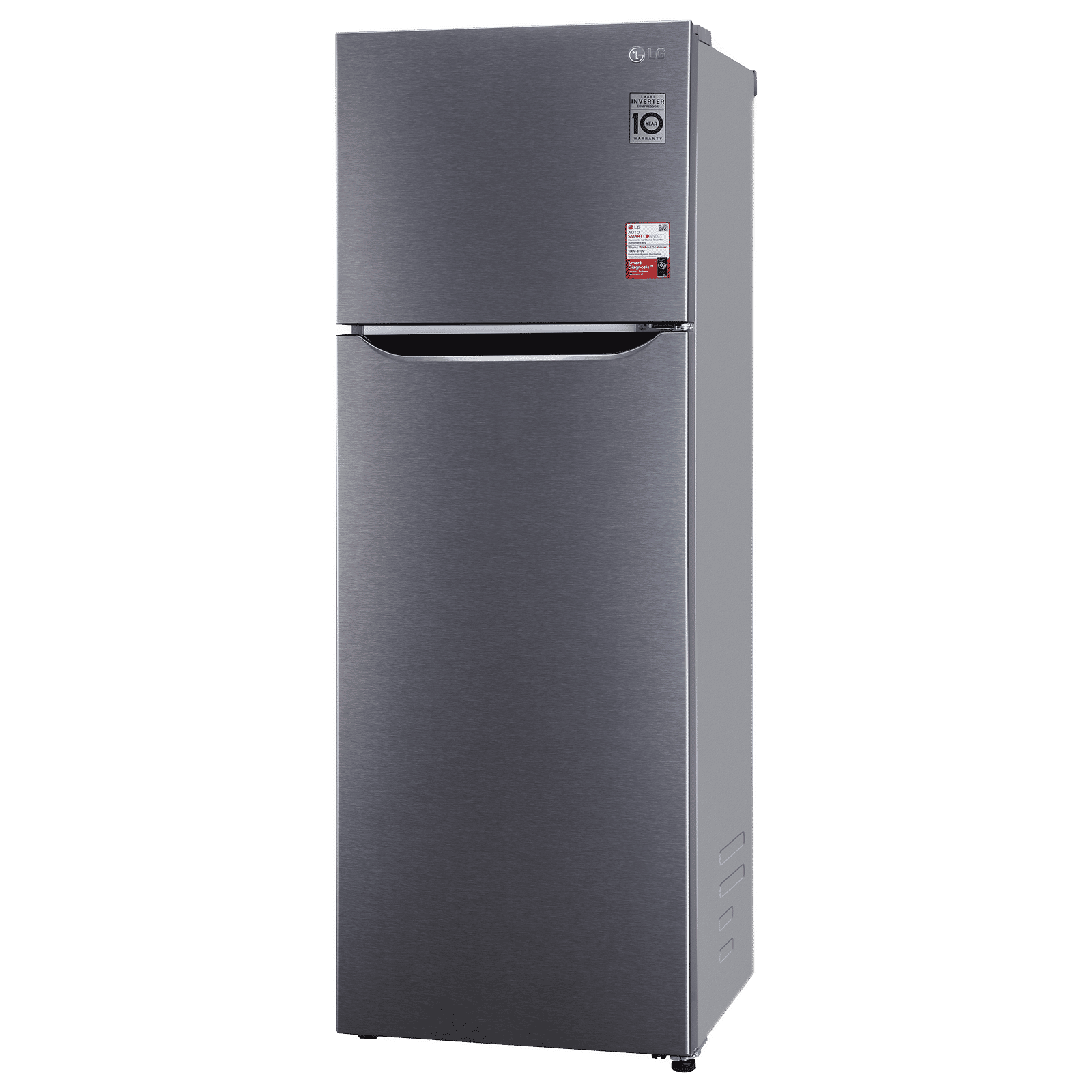 LG 308 Litres 2 Star Frost Free Double Door Convertible Refrigerator with Multi Air Flow System (GL-S322SDSY.ADSZEB, Dazzle Steel) LG 308 Litres 2 Star Frost Free Double Door Convertible Refrigerator with Multi Air Flow System (GL-S322SDSY.ADSZEB, Dazzle Steel)_4