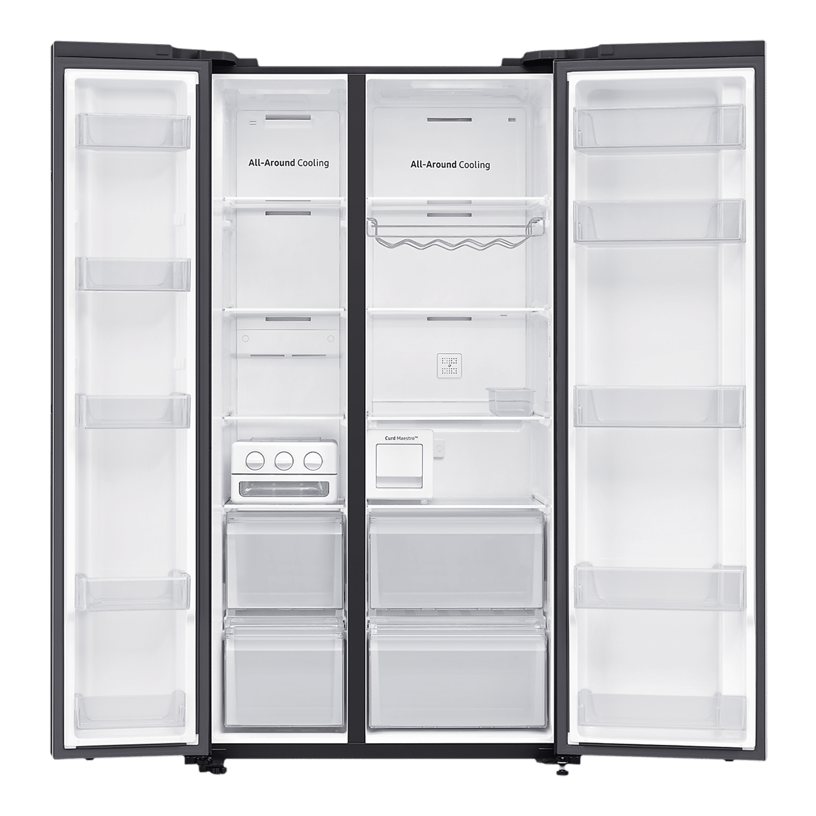 SAMSUNG 692 Litres Frost Free Side by Side Refrigerator with Curd Maestro (RS72A50K1B4/TL, Black Matt) SAMSUNG 692 Litres Frost Free Side by Side Refrigerator with Curd Maestro (RS72A50K1B4/TL, Black Matt)_6
