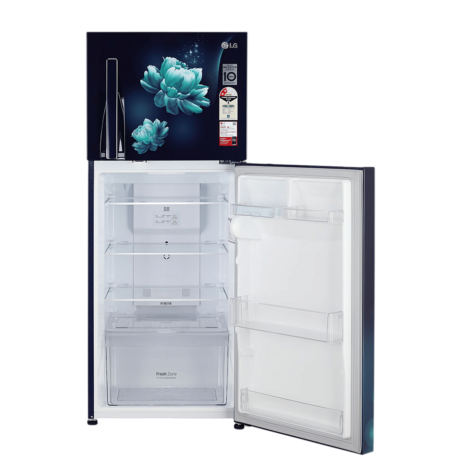 LG 260 Litres 2 Star Frost Free Double Door Convertible Refrigerator with Multi Air Flow System (GL-S292RBCY.DBCZEB, Blue Charm) LG 260 Litres 2 Star Frost Free Double Door Convertible Refrigerator with Multi Air Flow System (GL-S292RBCY.DBCZEB, Blue Charm)_12
