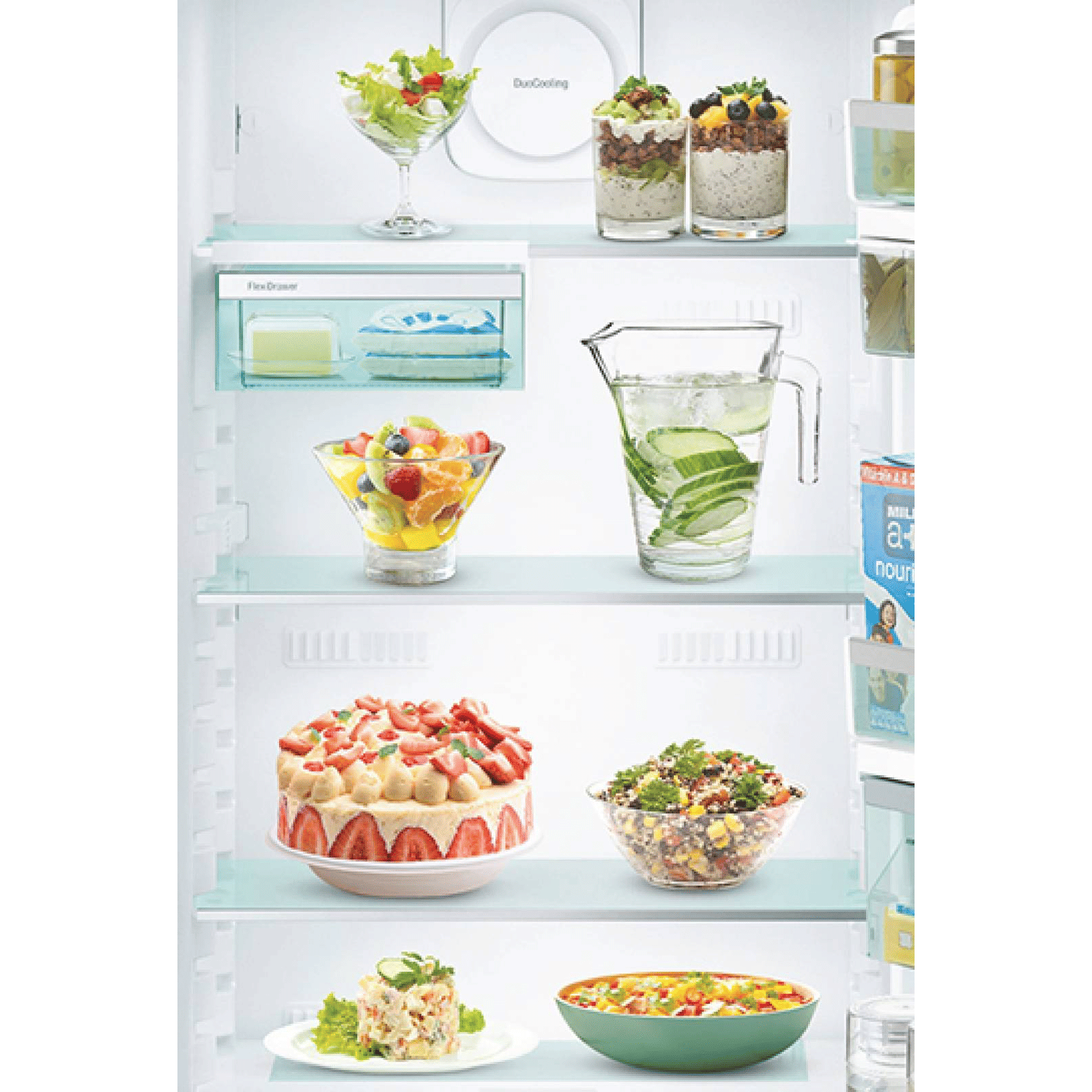 LIEBHERR 350 Litres 2 Star Frost Free Double Door Refrigerator with DuoCooling Technology (TDCS 3565 Premium, Cobalt Steel)_9
