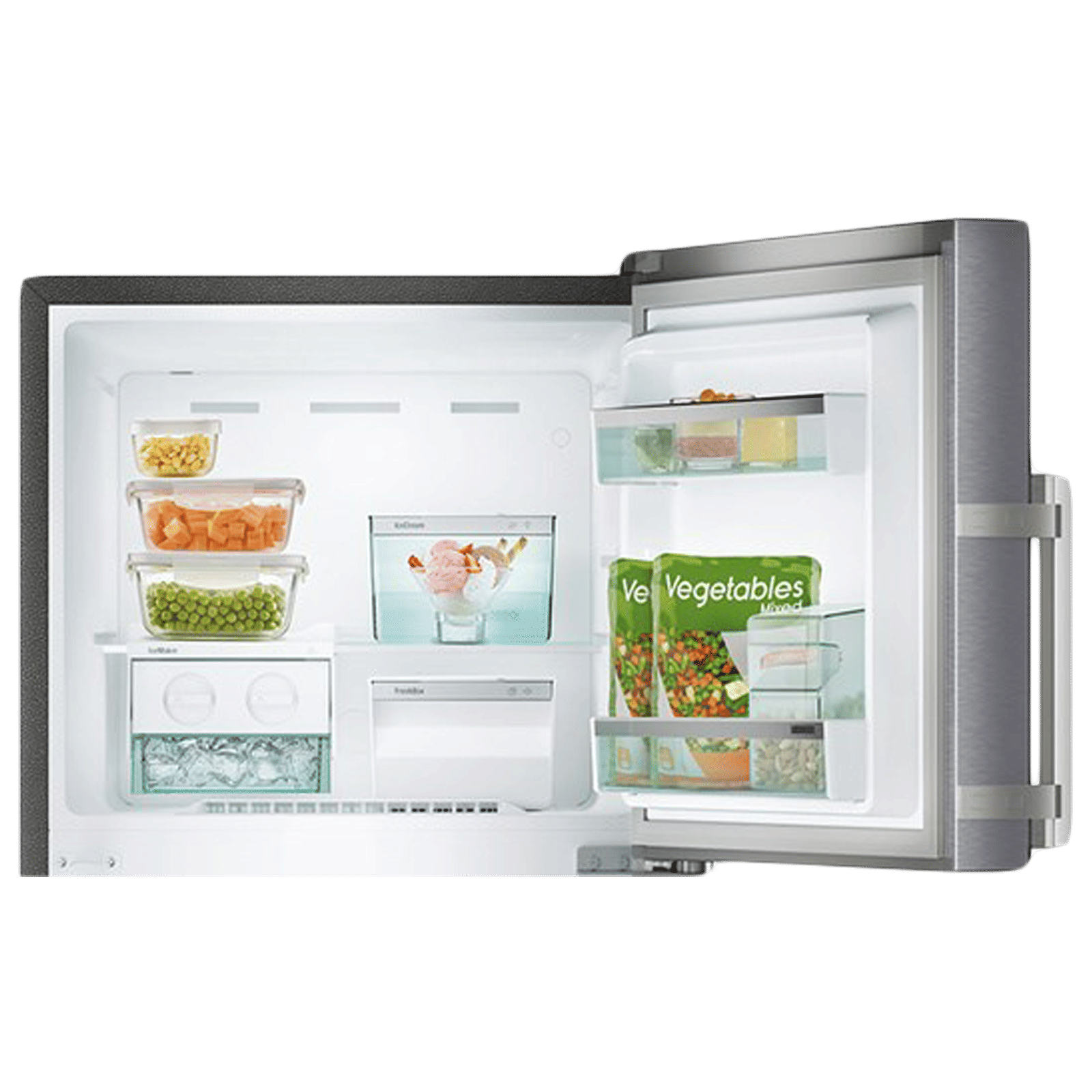 LIEBHERR 350 Litres 2 Star Frost Free Double Door Refrigerator with DuoCooling Technology (TDCS 3565 Premium, Cobalt Steel)_10