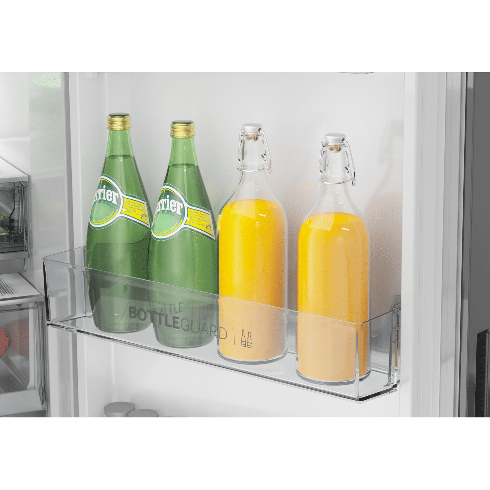 Haier 346 Litres 3 Star Frost Free Double Door Bottom Mount Convertible Refrigerator with Multi Air Flow System (HRB-3664BS-E, Brushline Silver)_9