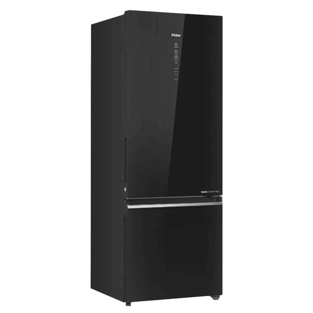 Haier 376 Litres 3 Star Frost Free Double Door Bottom Mount Convertible Refrigerator with Magic Cooling Technology (HRB-3964PKG-E, Black Glass)_10