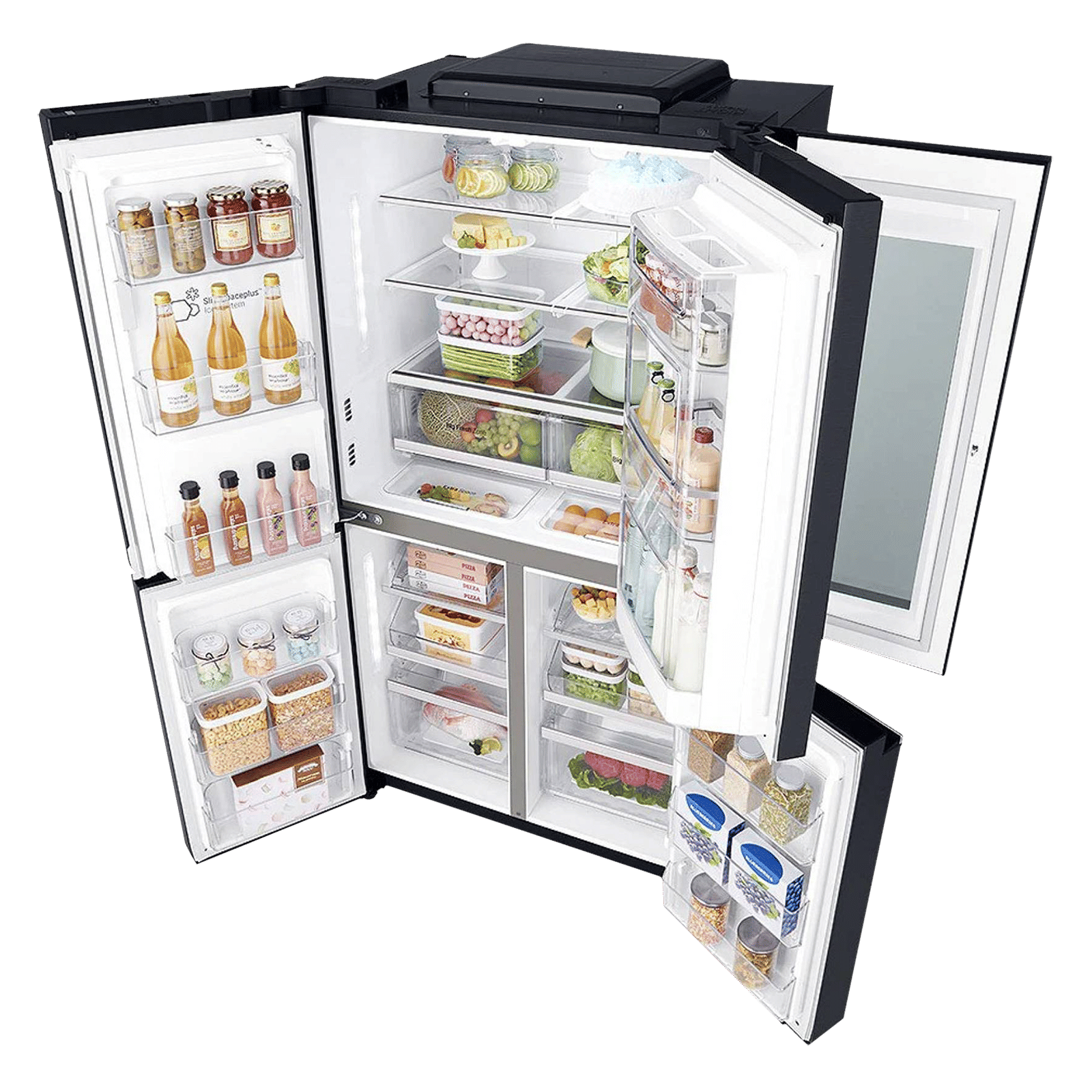 LG 889 Litres 2 Star Frost Free French Door Smart Wi-Fi Enabled Refrigerator with InstaView Door-in-Door (GR-X31FMQHL, Matte Black)_16