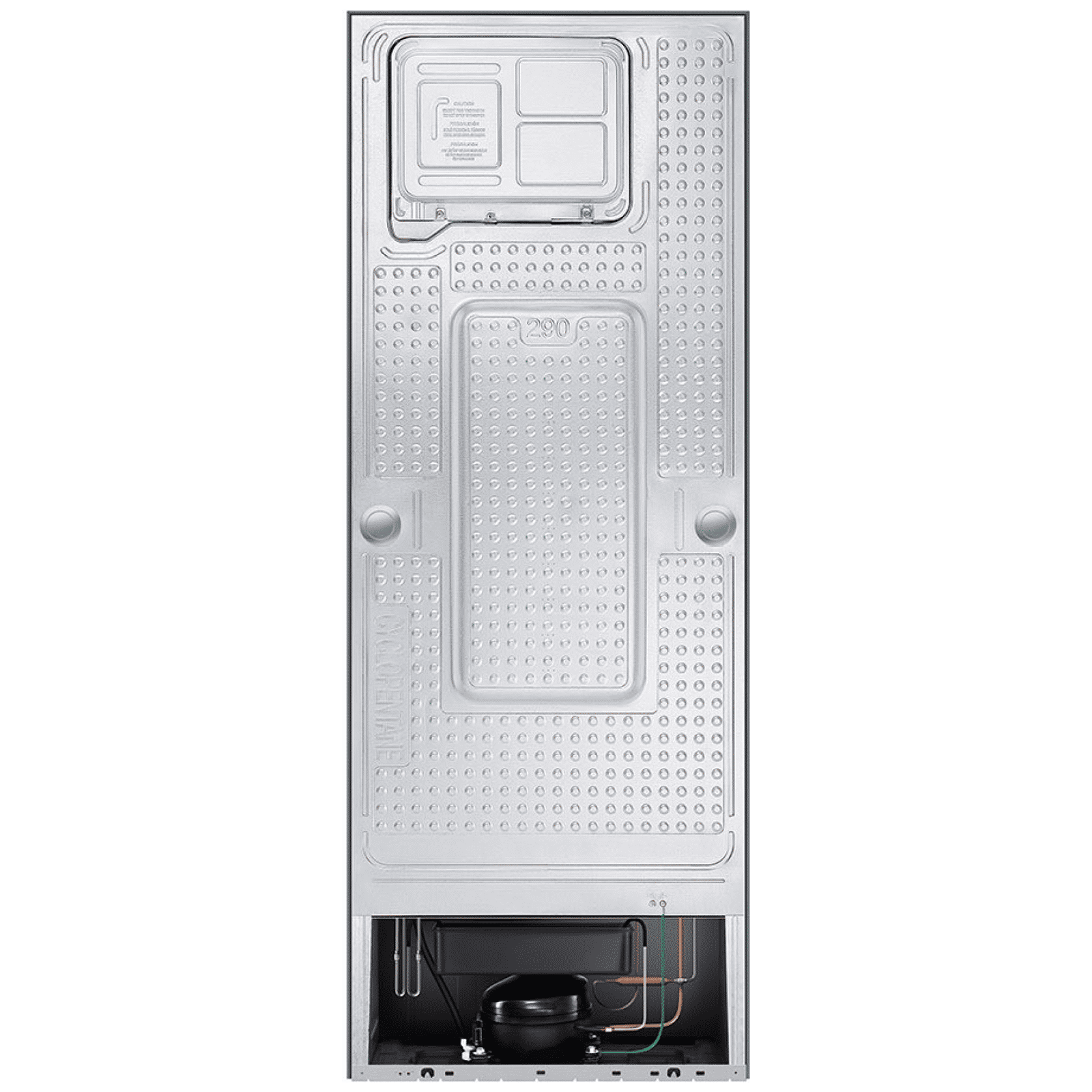 SAMSUNG 386 Litres 2 Star Frost Free Double Door Convertible Refrigerator with Curd Maestro (RT39T5C38S9/TL, Refined Inox)_8