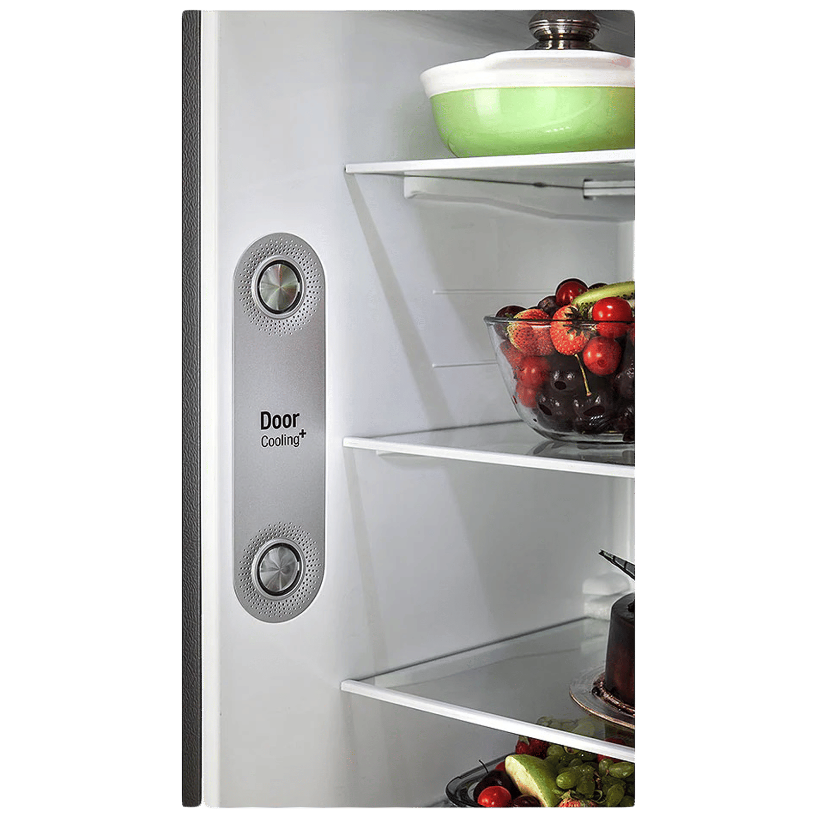 LG 240 Litres 3 Star Frost Free Double Door Refrigerator with Multi Air Flow System (GL-T292RESX, Ebony Sheen)_10