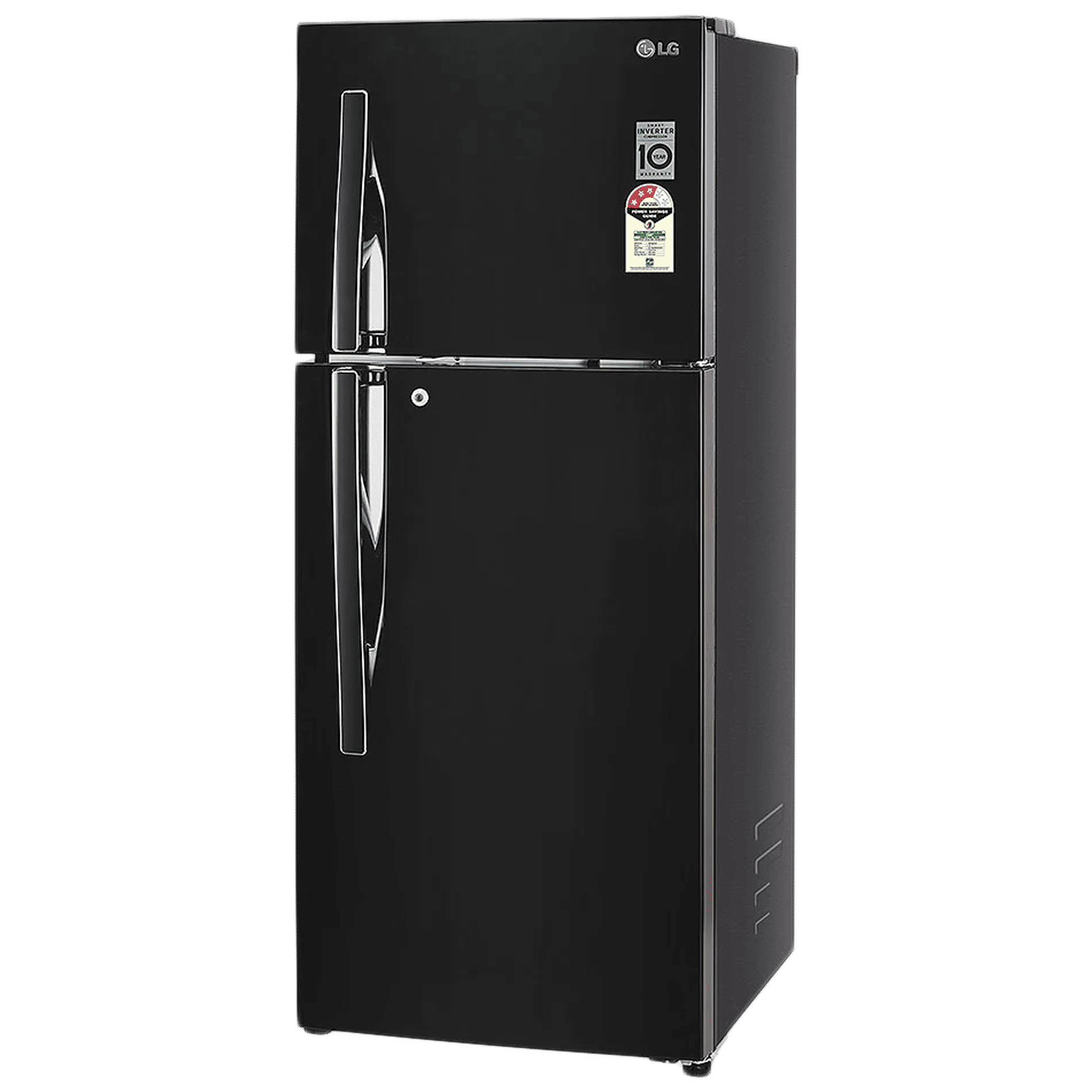 LG 240 Litres 3 Star Frost Free Double Door Refrigerator with Multi Air Flow System (GL-T292RESX, Ebony Sheen)_8