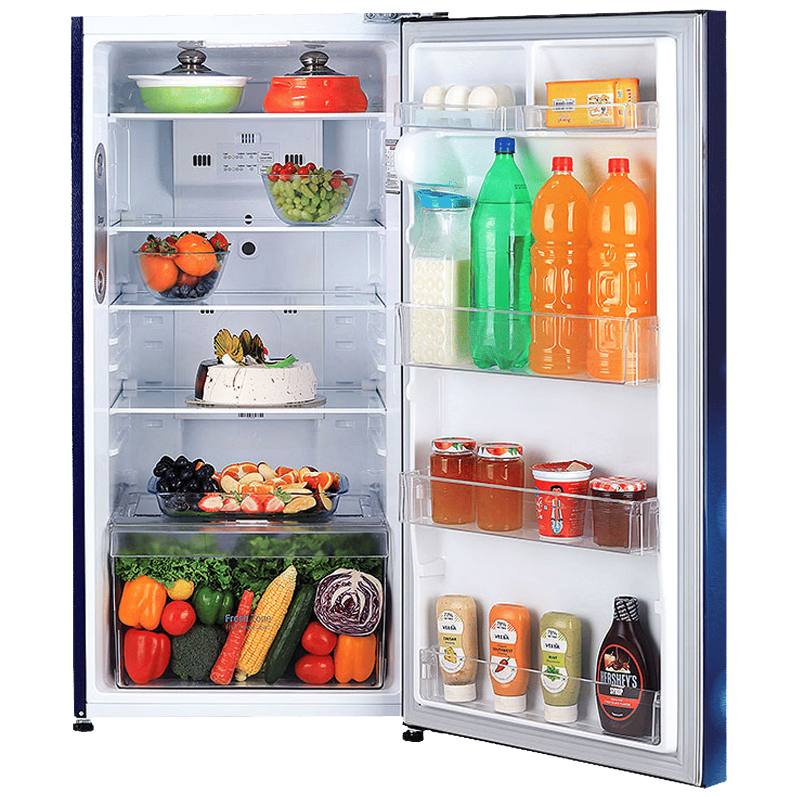 LG 308 Litres 2 Star Frost Free Double Door Convertible Refrigerator with Multi Air Flow System (GL-T322SBCY, Blue Charm) LG 308 Litres 2 Star Frost Free Double Door Convertible Refrigerator with Multi Air Flow System (GL-T322SBCY, Blue Charm)_9