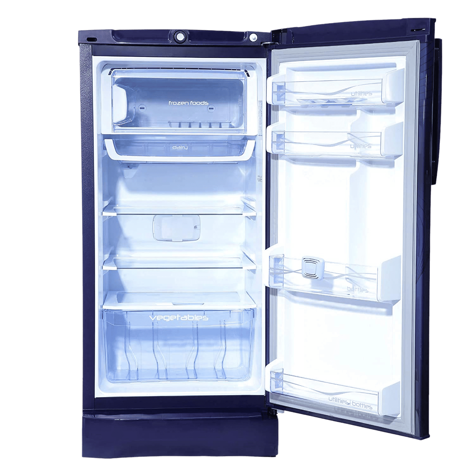 Godrej Edge 200 Litres 3 Star Direct Cool Single Door Refrigerator with Uniform Cooling Technology (RD EDGE 215C 33 TAI, Pep Blue) Godrej Edge 200 Litres 3 Star Direct Cool Single Door Refrigerator with Uniform Cooling Technology (RD EDGE 215C 33 TAI, Pep Blue)_4