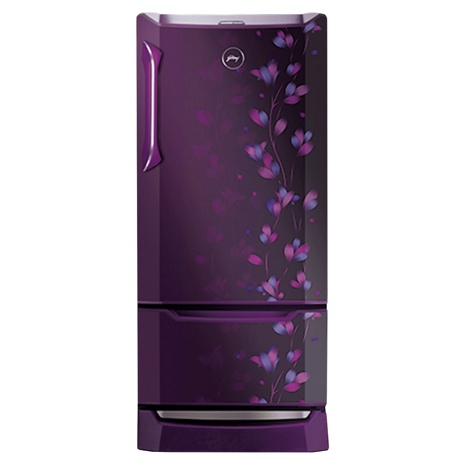 Godrej Edge Duo 255 Litres 3 Star Direct Cool Single Door Refrigerator with Duo Flow Technology (RD EDGE DUO 270C 33 TDI, Jade Purple)_1