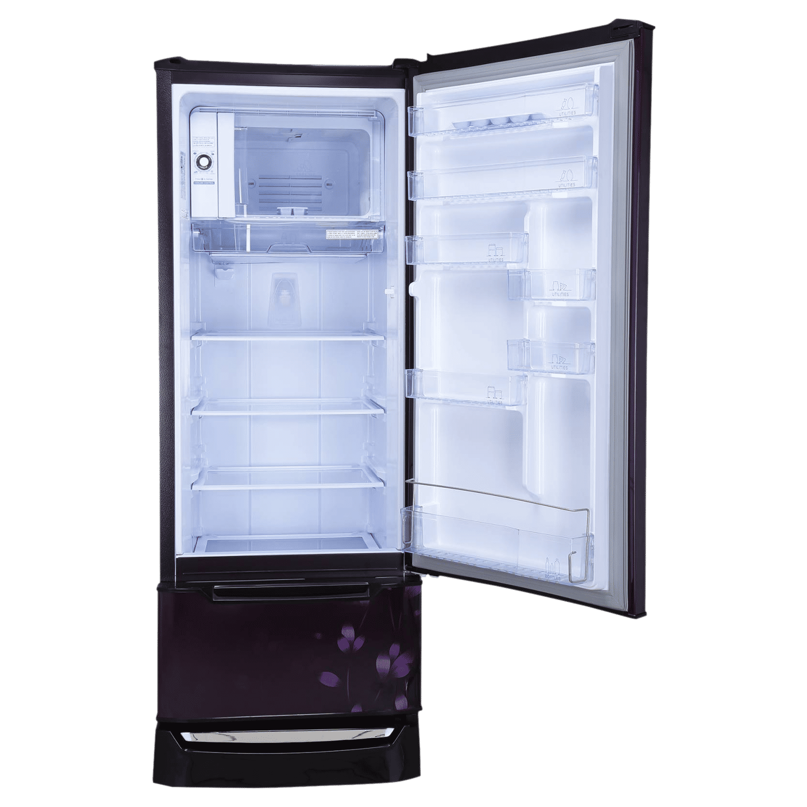 Godrej Edge Duo 255 Litres 3 Star Direct Cool Single Door Refrigerator with Duo Flow Technology (RD EDGE DUO 270C 33 TDI, Jade Purple)_3
