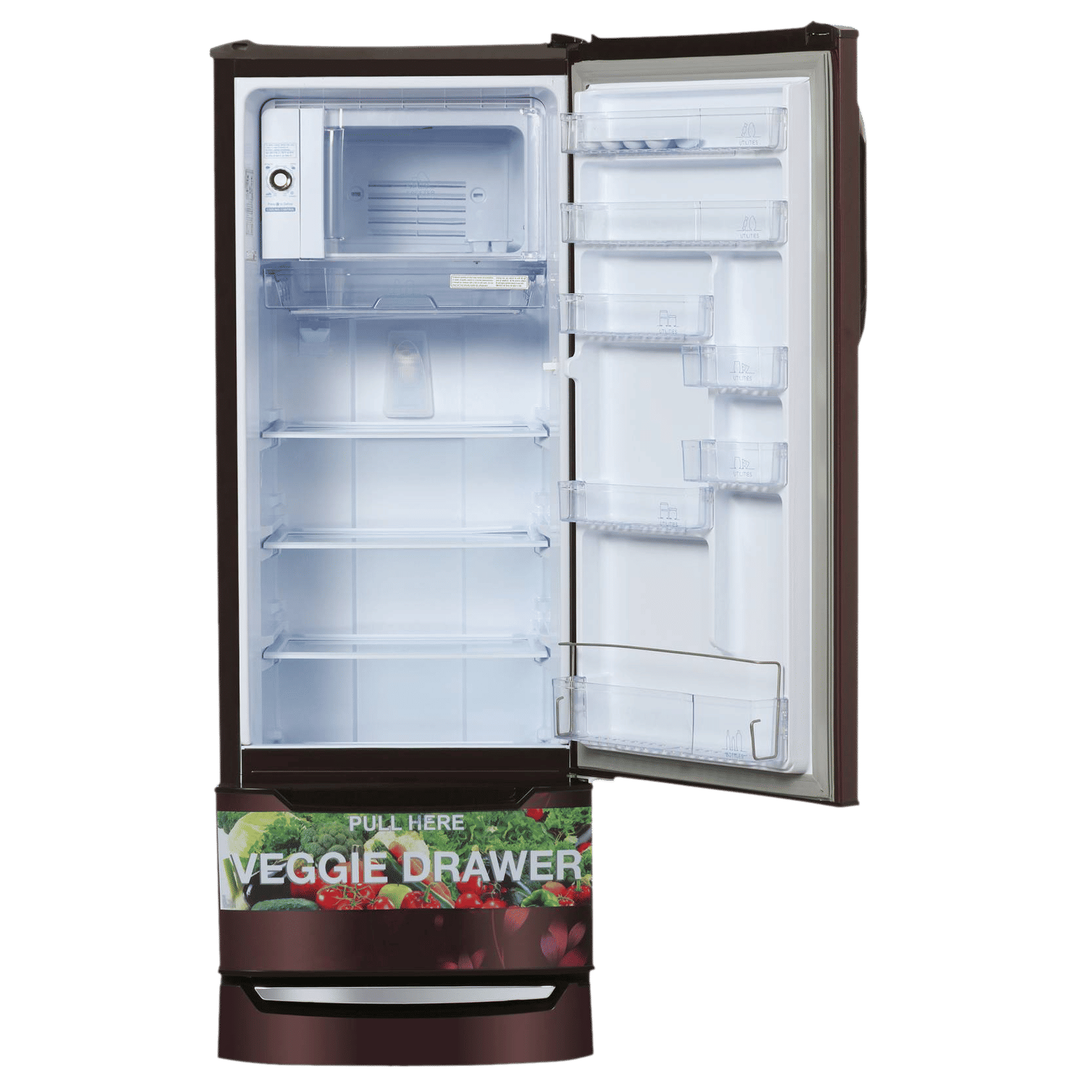 Godrej Edge Duo 255 Litres 3 Star Direct Cool Single Door Refrigerator with Duo Flow Technology (RD EDGE DUO 270C 33 TDI, Jade Wine) Godrej Edge Duo 255 Litres 3 Star Direct Cool Single Door Refrigerator with Duo Flow Technology (RD EDGE DUO 270C 33 TDI, Jade Wine)_4