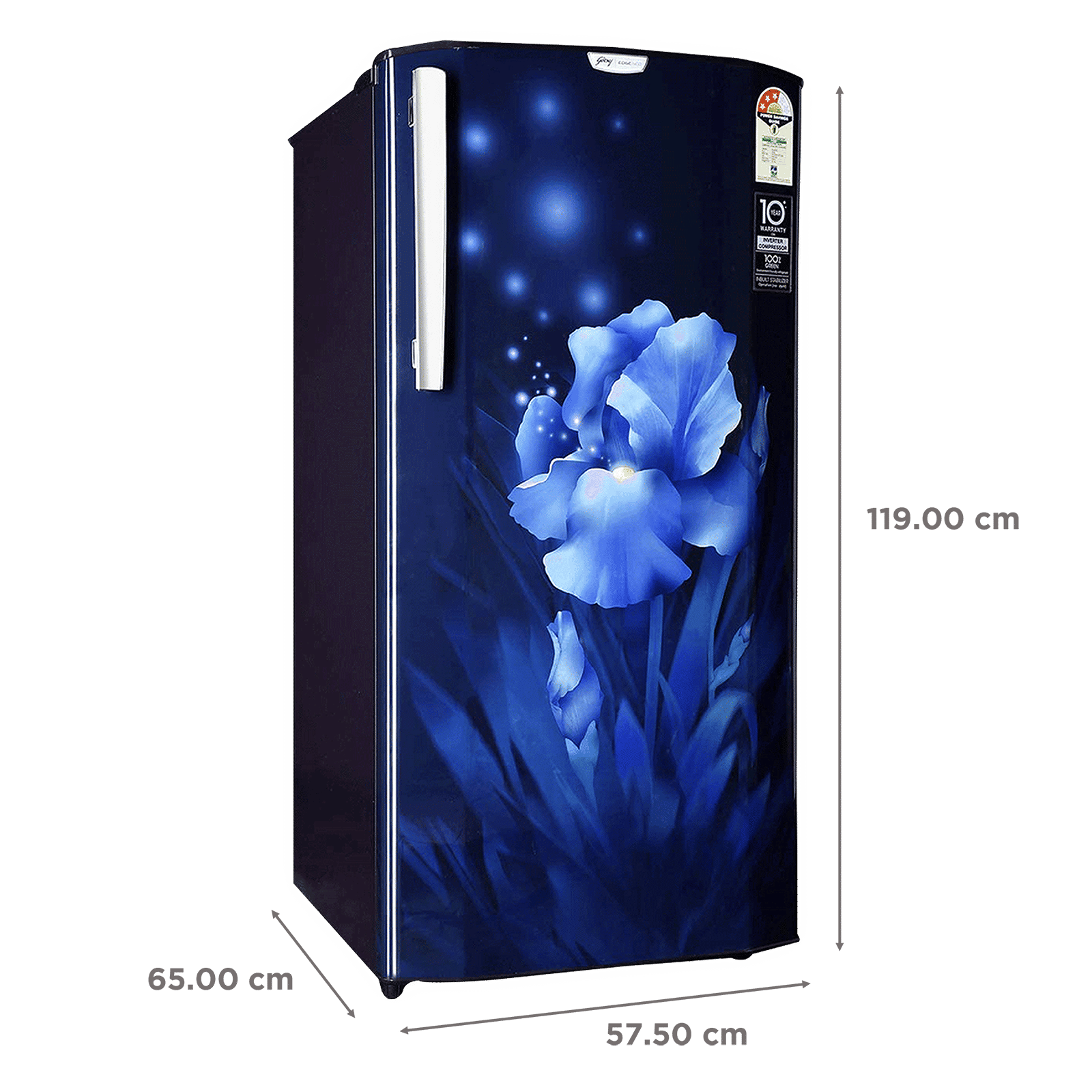 Godrej Edge Neo 192 Litres 3 Star Direct Cool Single Door Refrigerator with Anti Drip Chiller Technology (RD EDGE NEO 207C 33 THF, Aqua Blue)_3