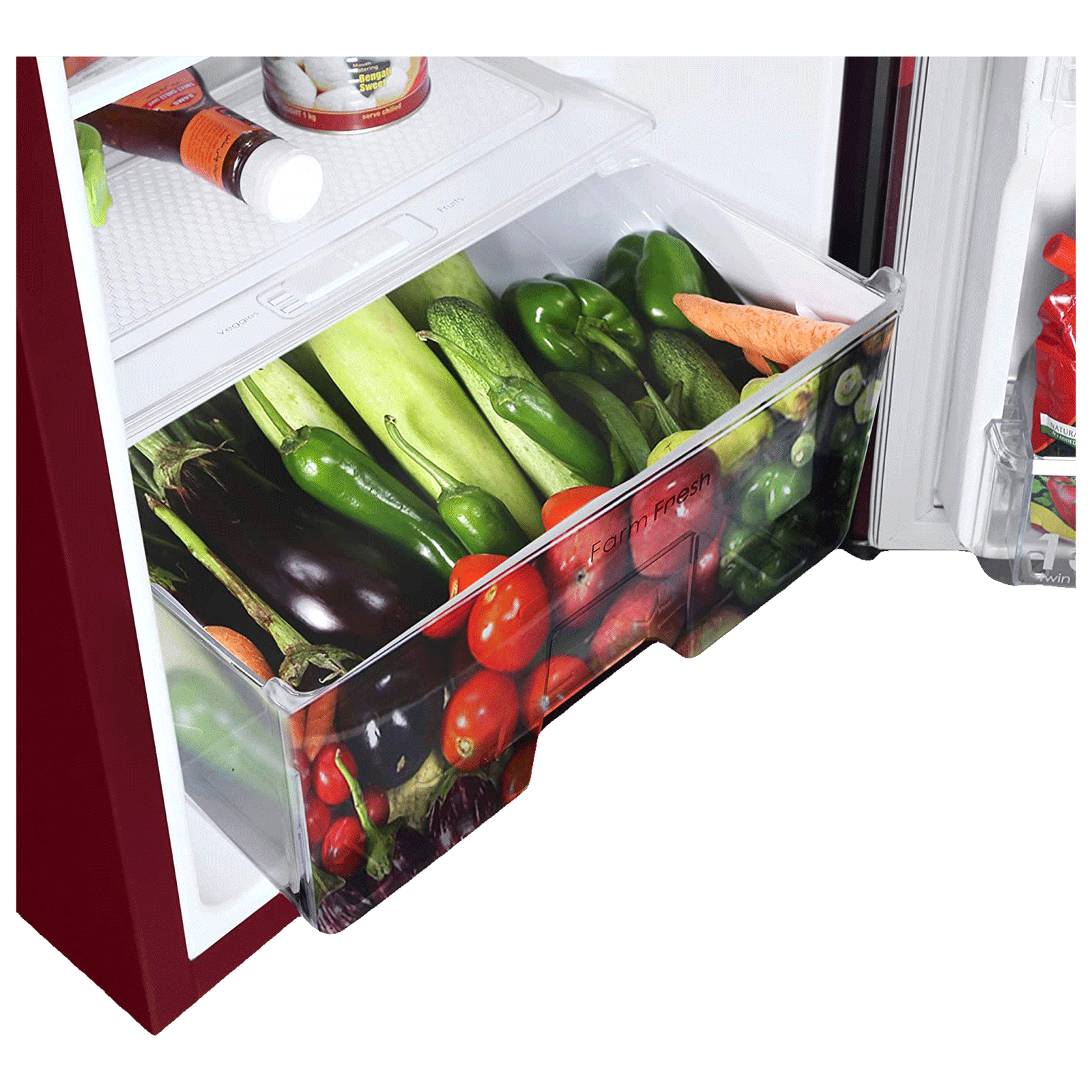 Godrej Edge Neo 192 Litres 4 Star Direct Cool Single Door Refrigerator with Turbo Cooling Technology (RD EDGE NEO 207D 43 THI, Zen Wine)_12