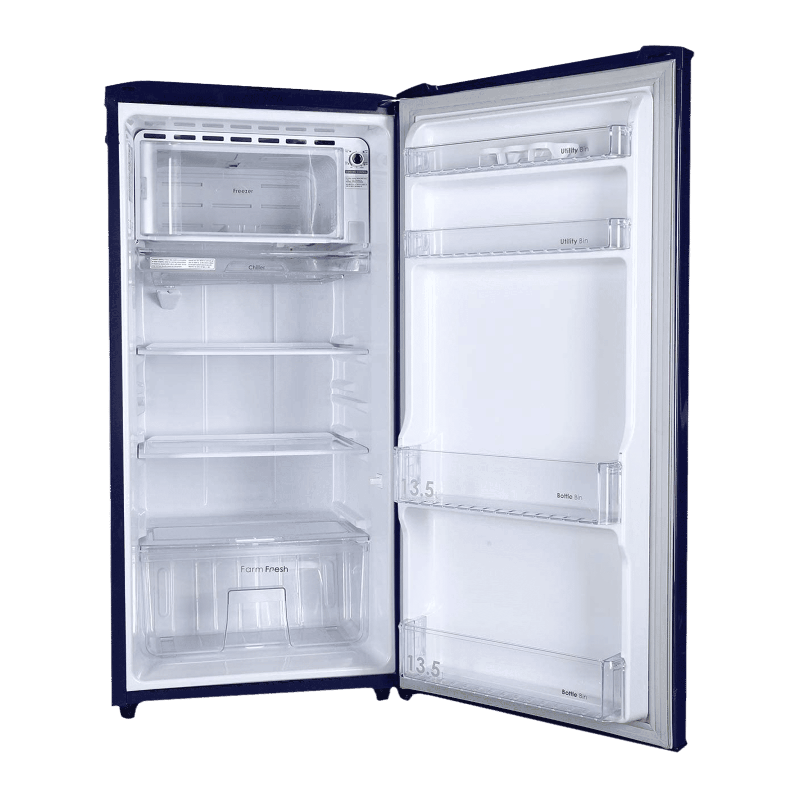 Godrej Edge Neo 192 Litres 5 Star Direct Cool Single Door Refrigerator with Uniform Cooling Technology (RD EDGE NEO 207E 53 THI, Zen Blue)_5