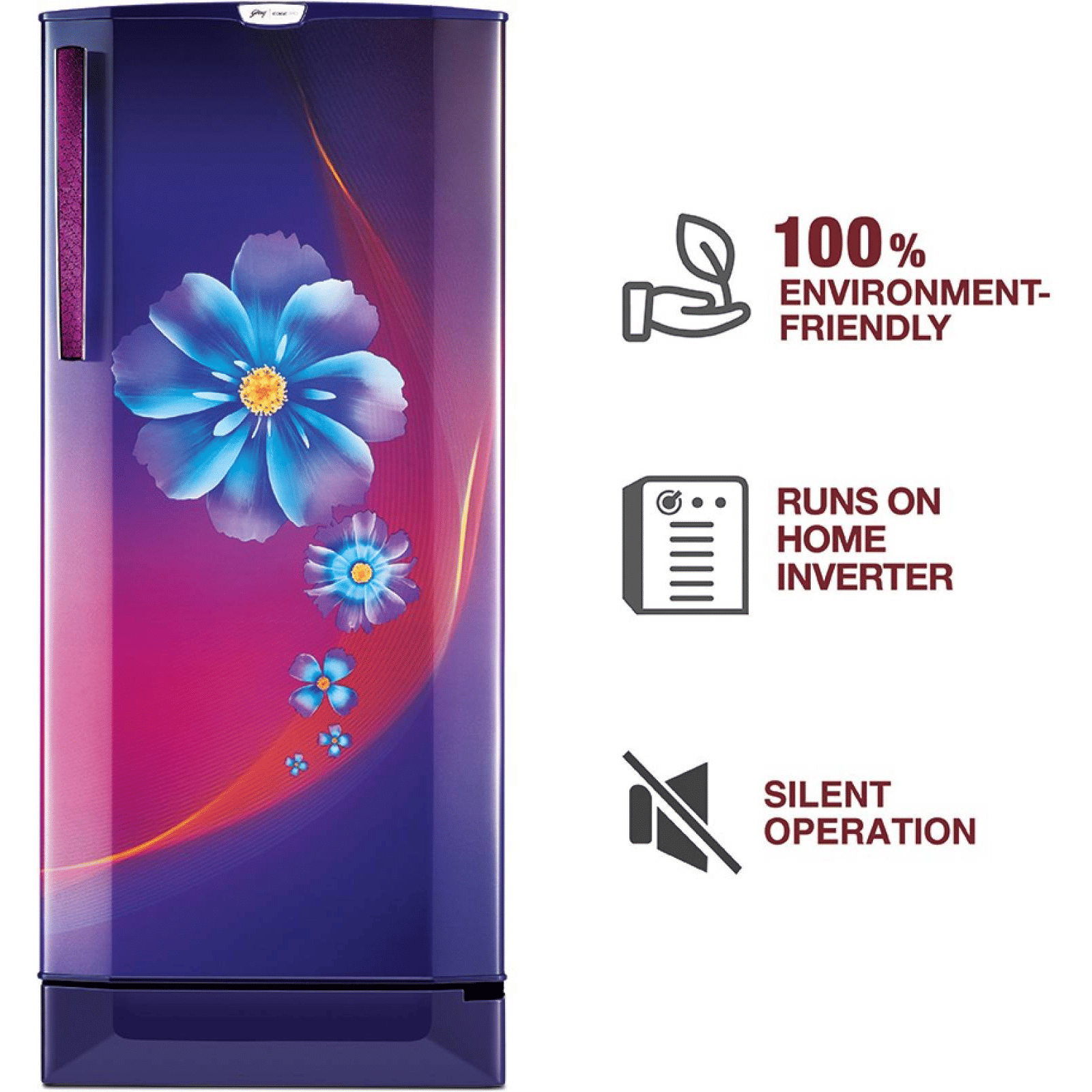 Godrej Edge Pro 210 Litres 4 Star Direct Cool Single Door Refrigerator with Anti Drip Chiller Technology (RD EDGE PRO 225D 43 TDI, Ray Purple) Godrej Edge Pro 210 Litres 4 Star Direct Cool Single Door Refrigerator with Anti Drip Chiller Technology (RD EDGE PRO 225D 43 TDI, Ray Purple)_17