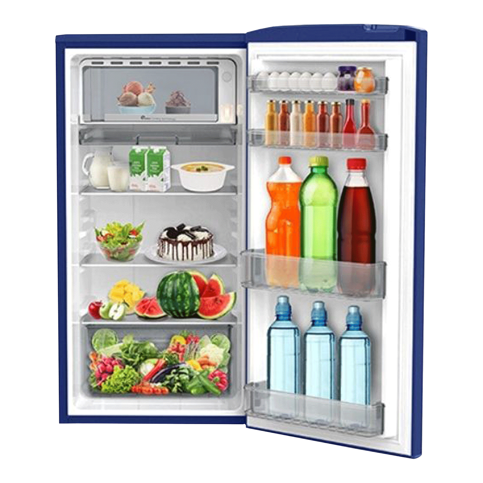 Godrej Edge Rio 192 Litres 3 Star Direct Cool Single Door Refrigerator with Turbo Cooling Technology (RD EDGE RIO 207C 33 THF, Aqua Blue) Godrej Edge Rio 192 Litres 3 Star Direct Cool Single Door Refrigerator with Turbo Cooling Technology (RD EDGE RIO 207C 33 THF, Aqua Blue)_4