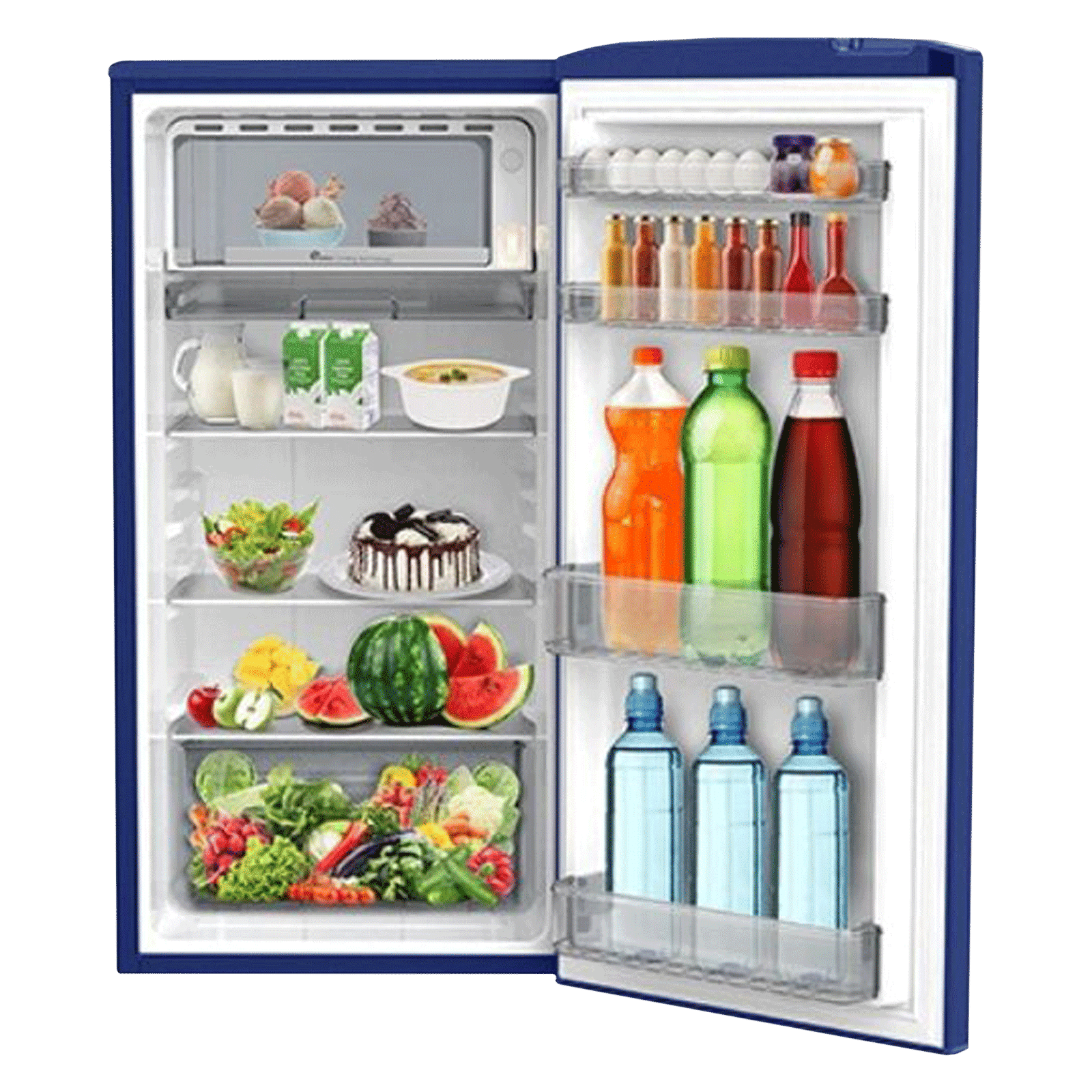 Godrej Edge Rio 192 Litres 4 Star Direct Cool Single Door Refrigerator with Turbo Cooling Technology (RD EDGE RIO 207D 43 THI, Zen Blue)_3