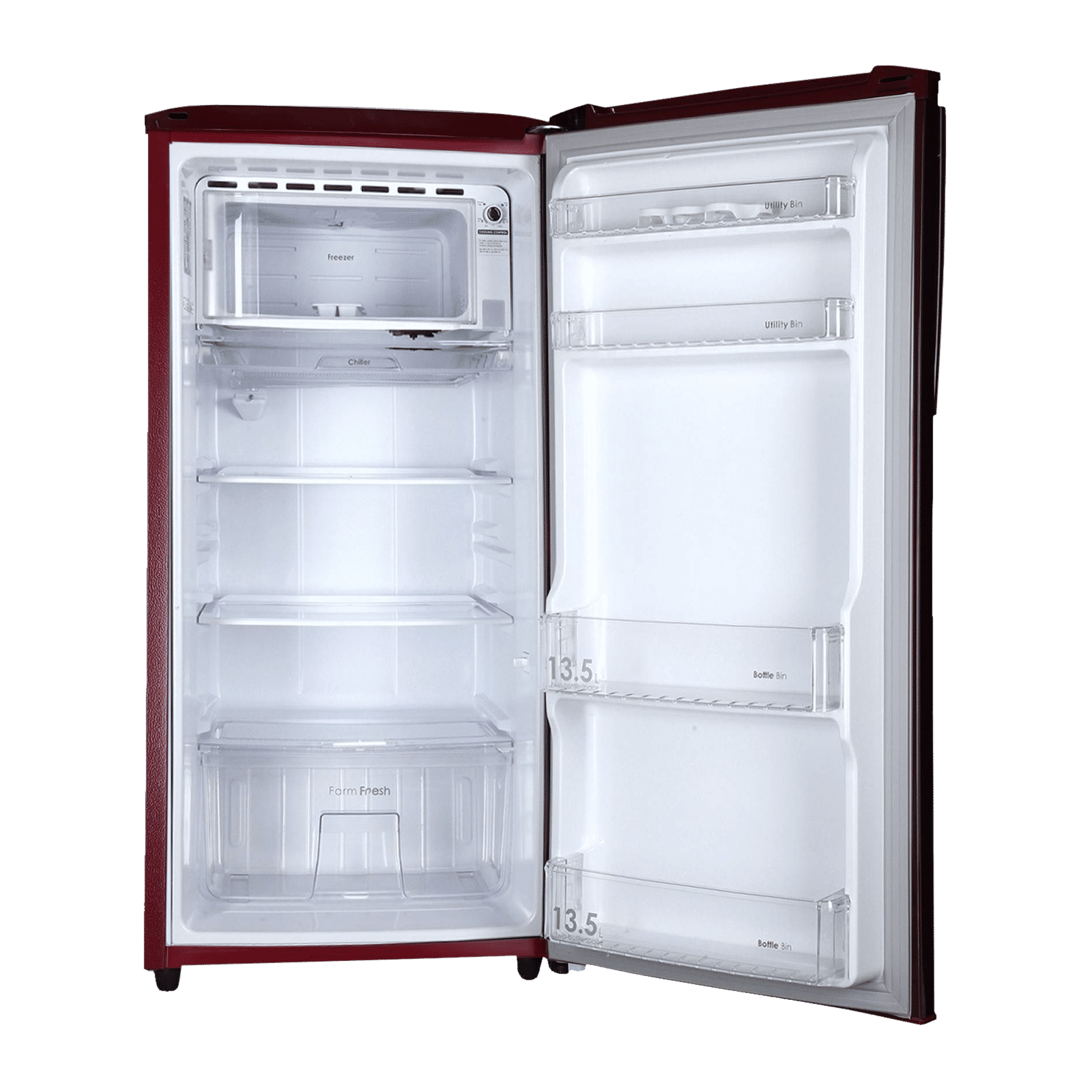 Godrej Edge Rio 180 Litres 4 Star Direct Cool Single Door Refrigerator with Turbo Cooling Technology (RD EDGE RIO 207D 43 THI, Zen Wine) Godrej Edge Rio 180 Litres 4 Star Direct Cool Single Door Refrigerator with Turbo Cooling Technology (RD EDGE RIO 207D 43 THI, Zen Wine)_6