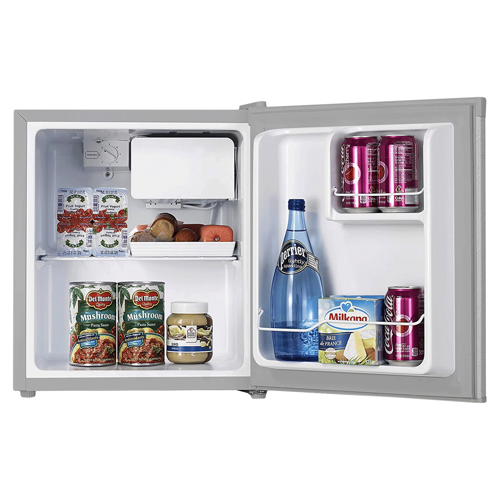 Hisense 44 Litres 1 Star Direct Cool Single Door Refrigerator with Stabilizer Free Operation (RR60D4ASB1, Silver)_5