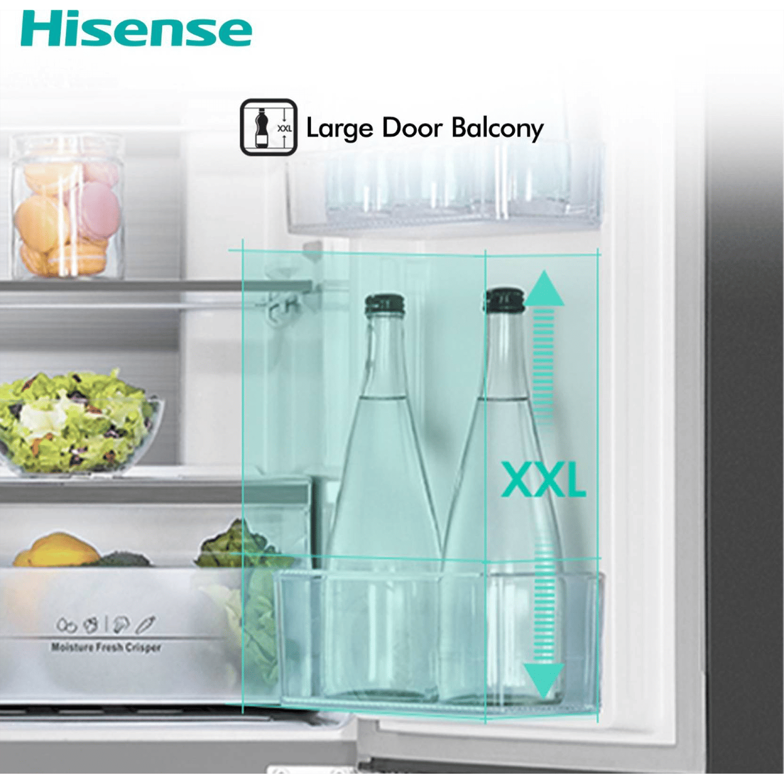 Hisense 507 Litres Frost Free French Door Refrigerator with Water Dispenser (RQ507N4SBVW, Premium Black) Hisense 507 Litres Frost Free French Door Refrigerator with Water Dispenser (RQ507N4SBVW, Premium Black)_16